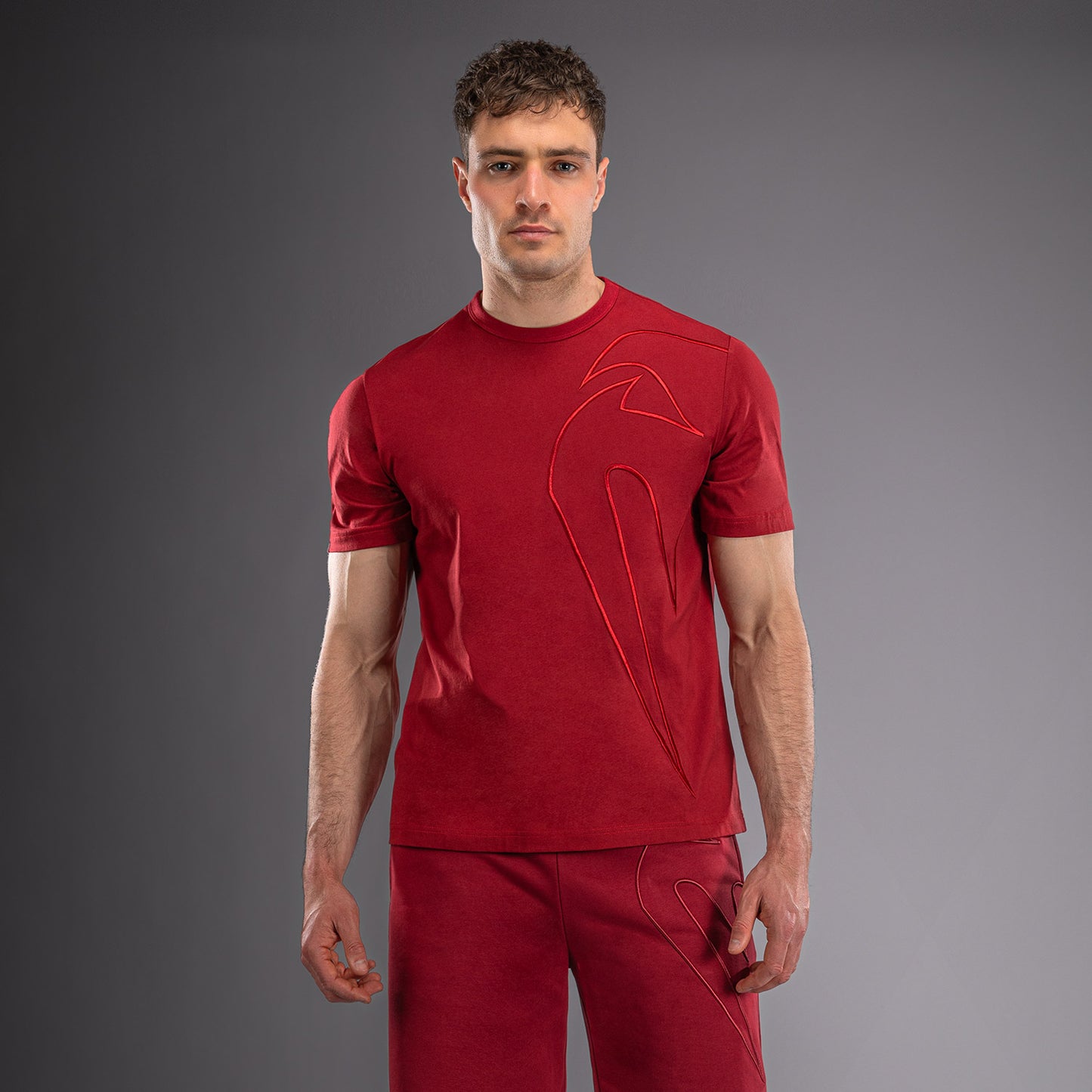 Venum Giant 3D Katoenen T-shirt - Rood