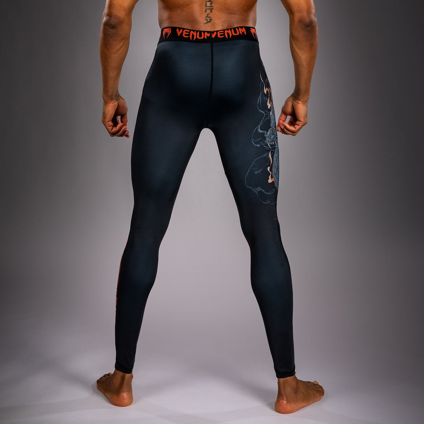Venum Thunder Dragon Spats – Zwart/Grijs/Koper