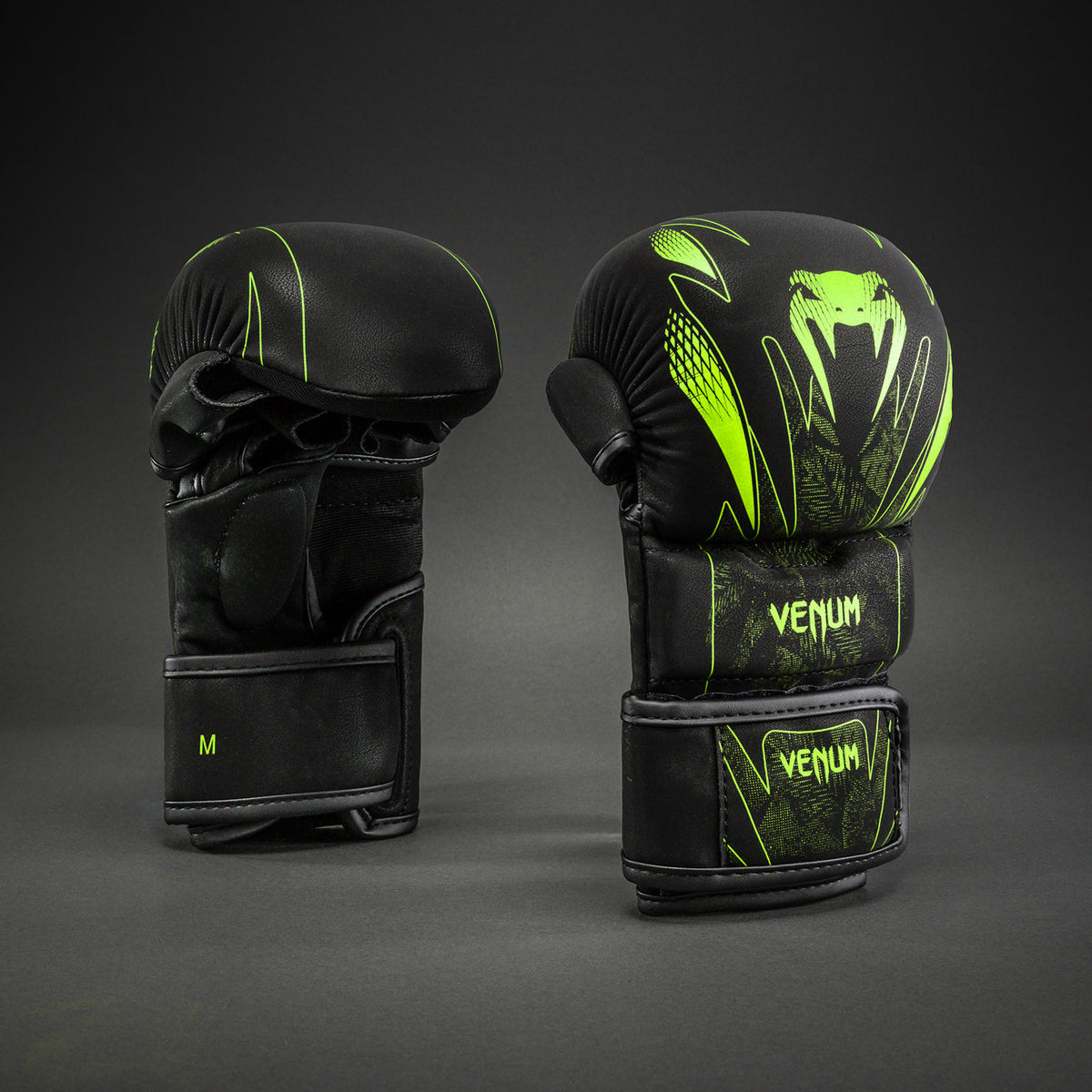 Venum Amazonia Reborn MMA-sparringhandschoenen - Zwart/Groen