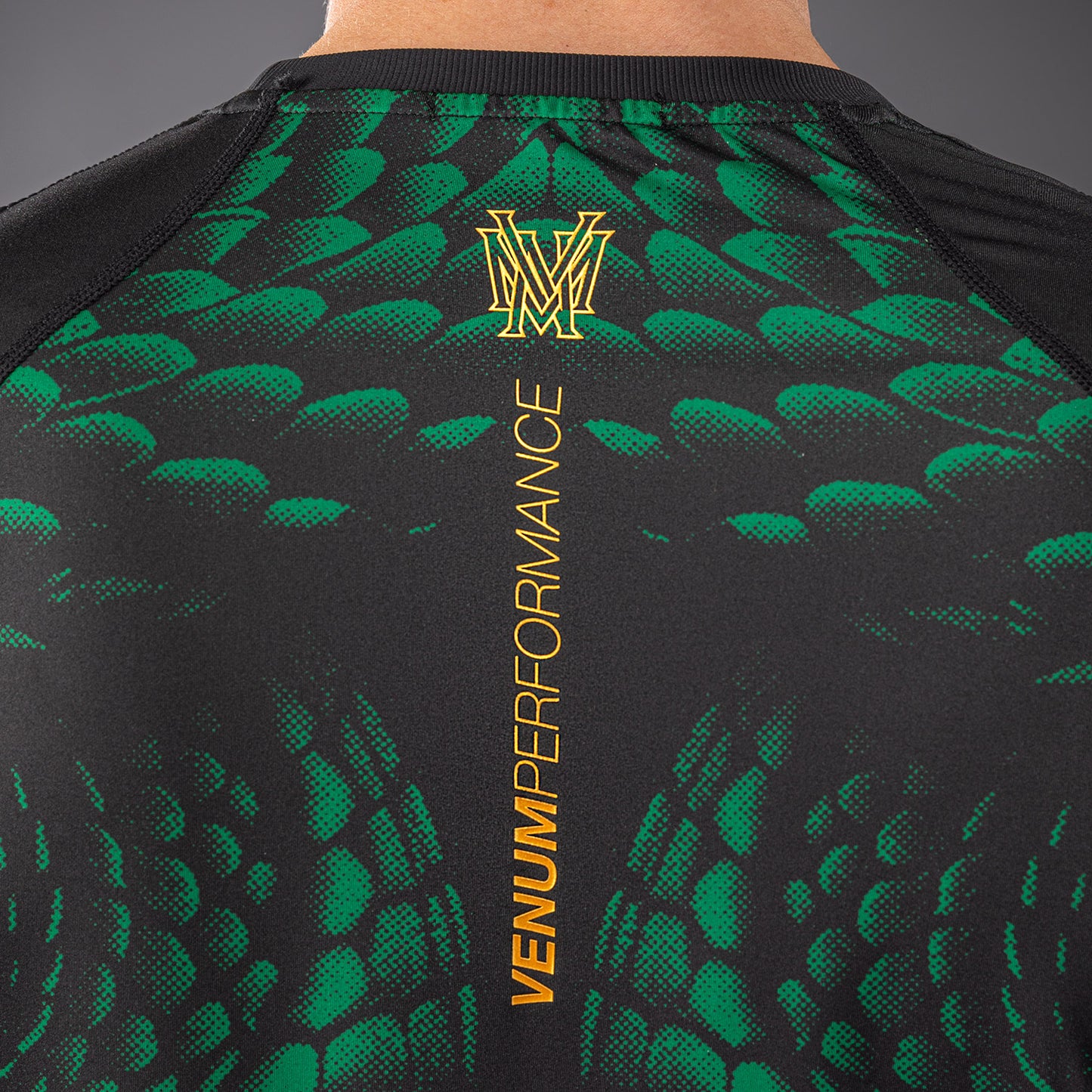 Venum Matupa Dry Tech T-shirt - Zwart/Groen/Goud