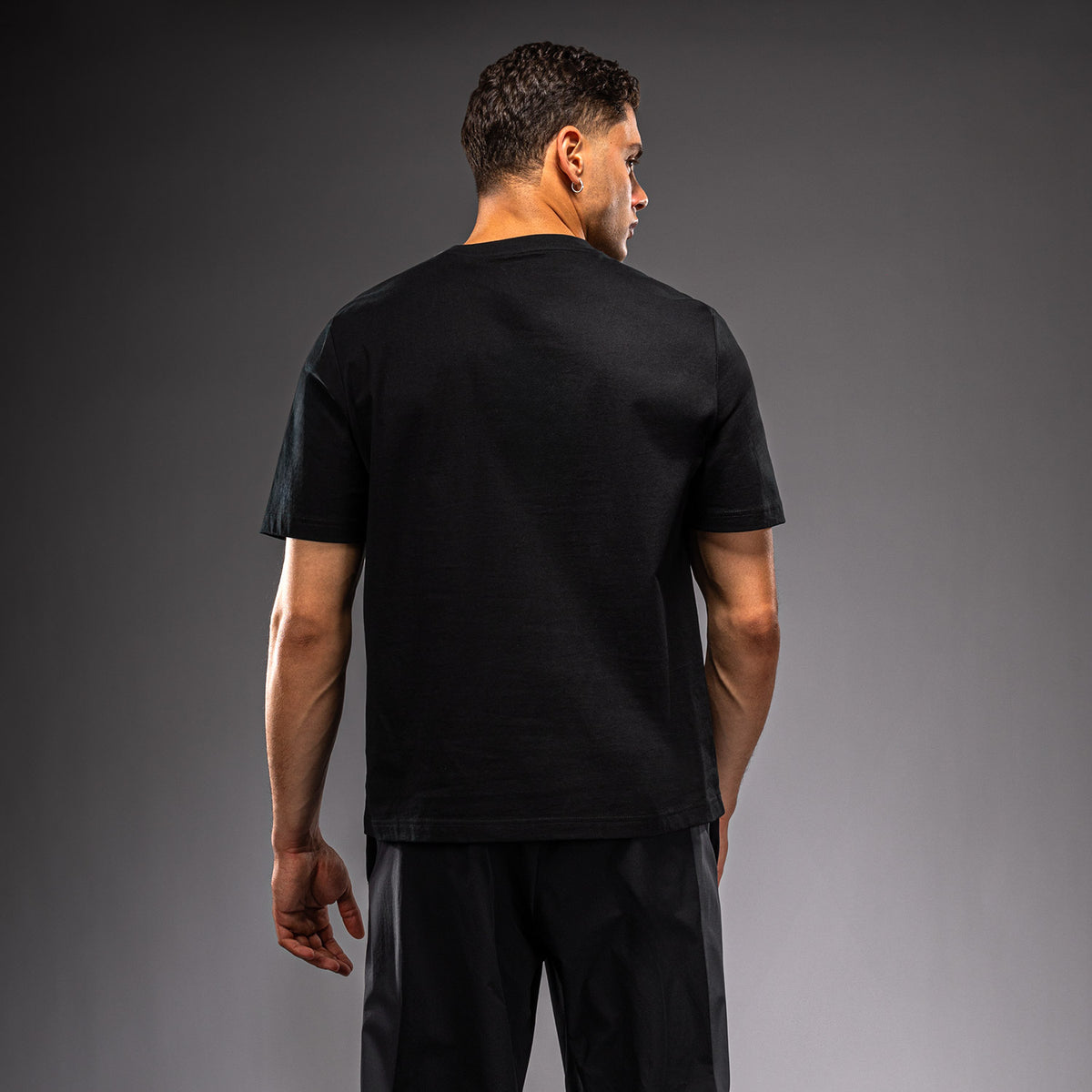 Venum Essential Katoenen T-shirt - Zwart/Goud