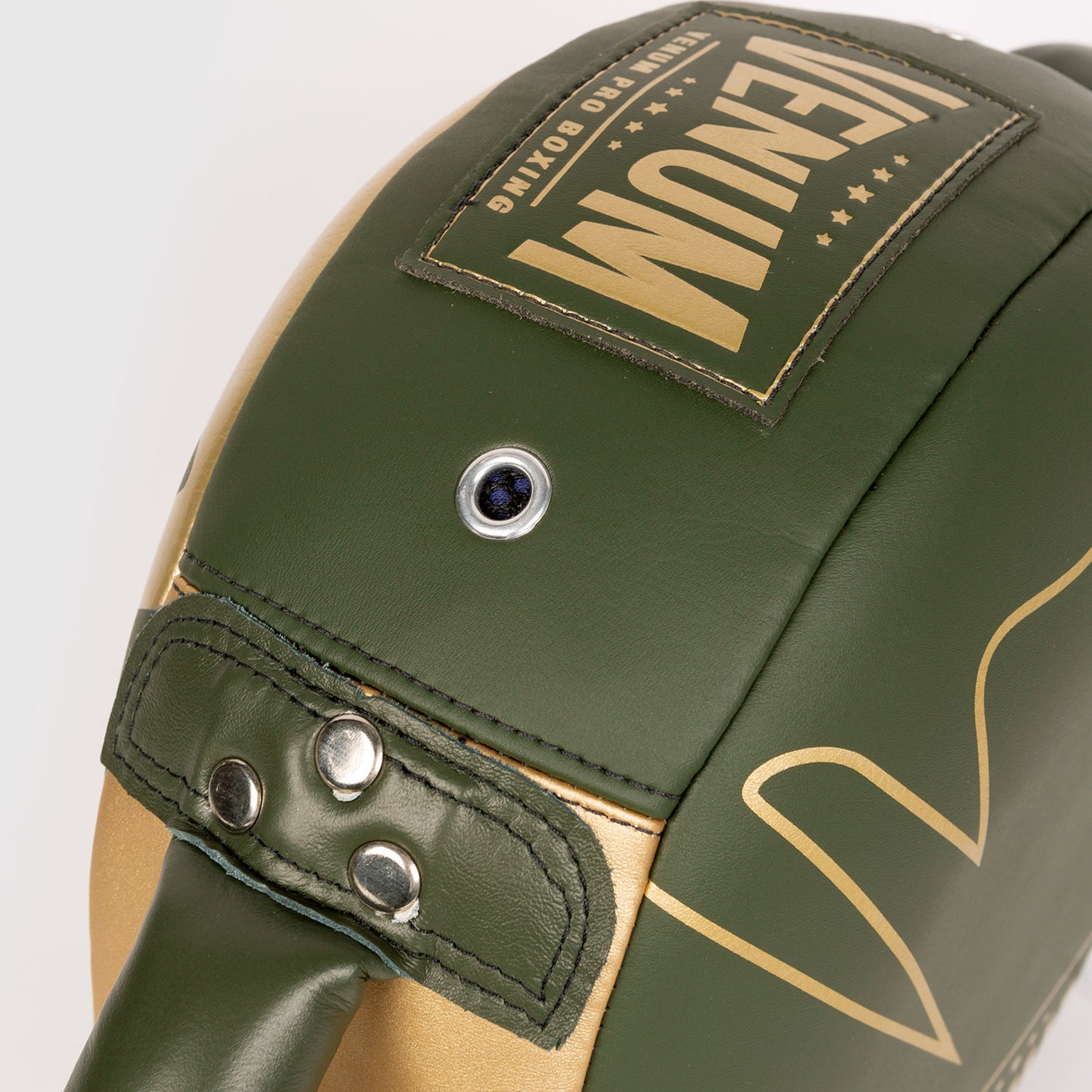 Venum Pro Boksen Mini Ronde Stootschild - Khaki/Goud