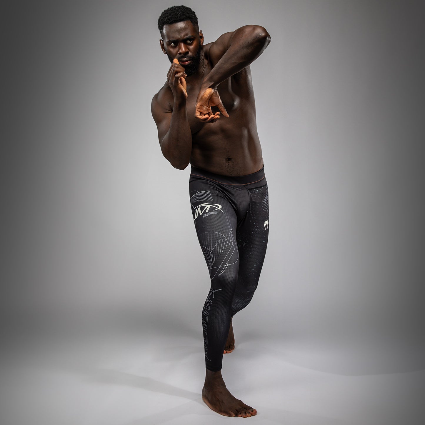 Venum Eclipse Spats – Zwart/Ivoor
