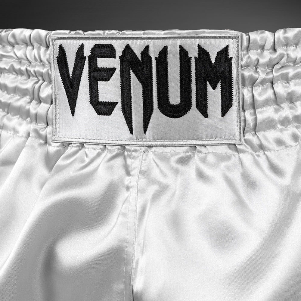 Venum Classic Thaiboksshort Zilver/Zwart