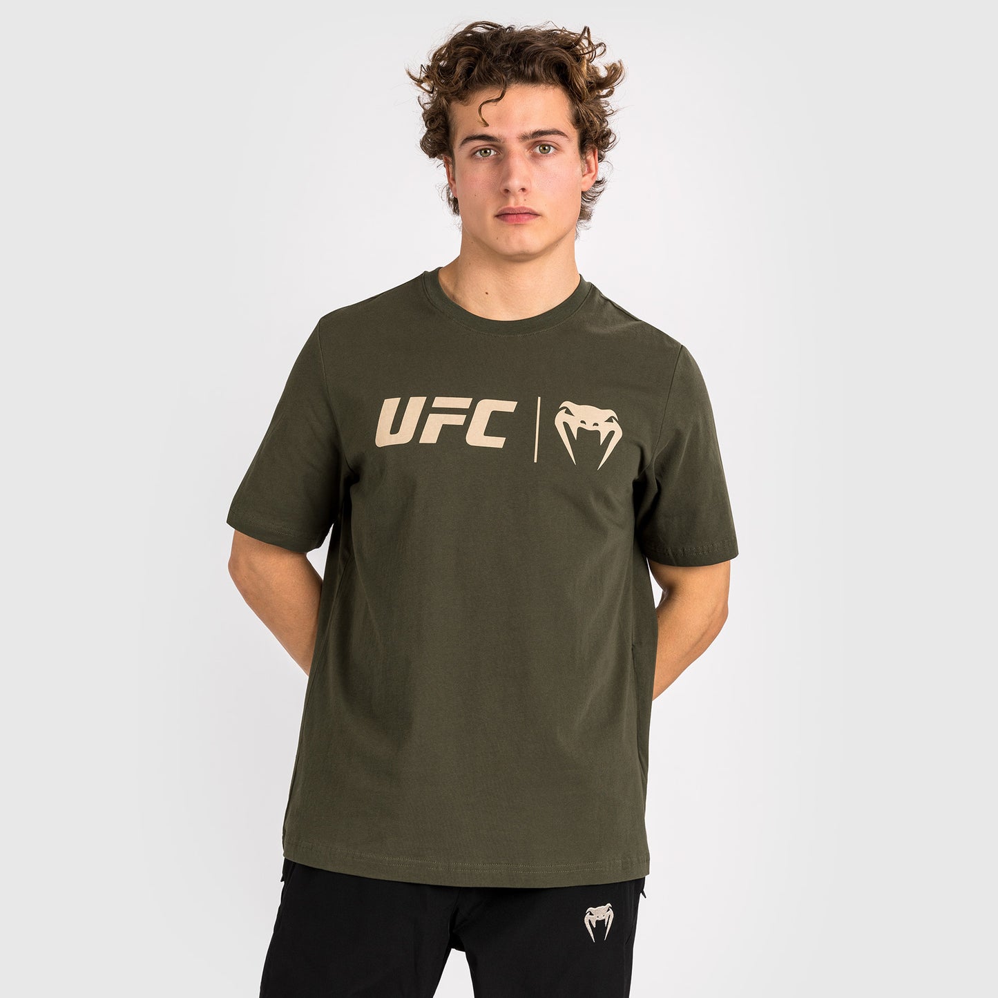 UFC Venum Klassiek  T-shirt - Kaki/Brons