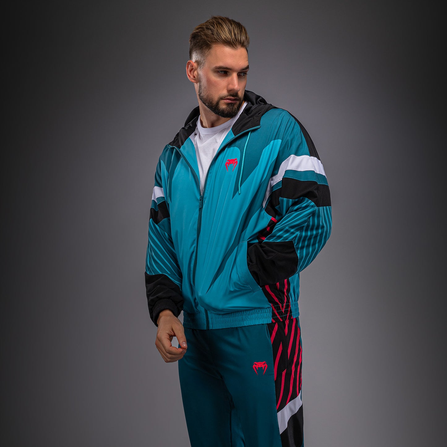 Venum Attack 90 Trainingsjas – Miami Blauw
