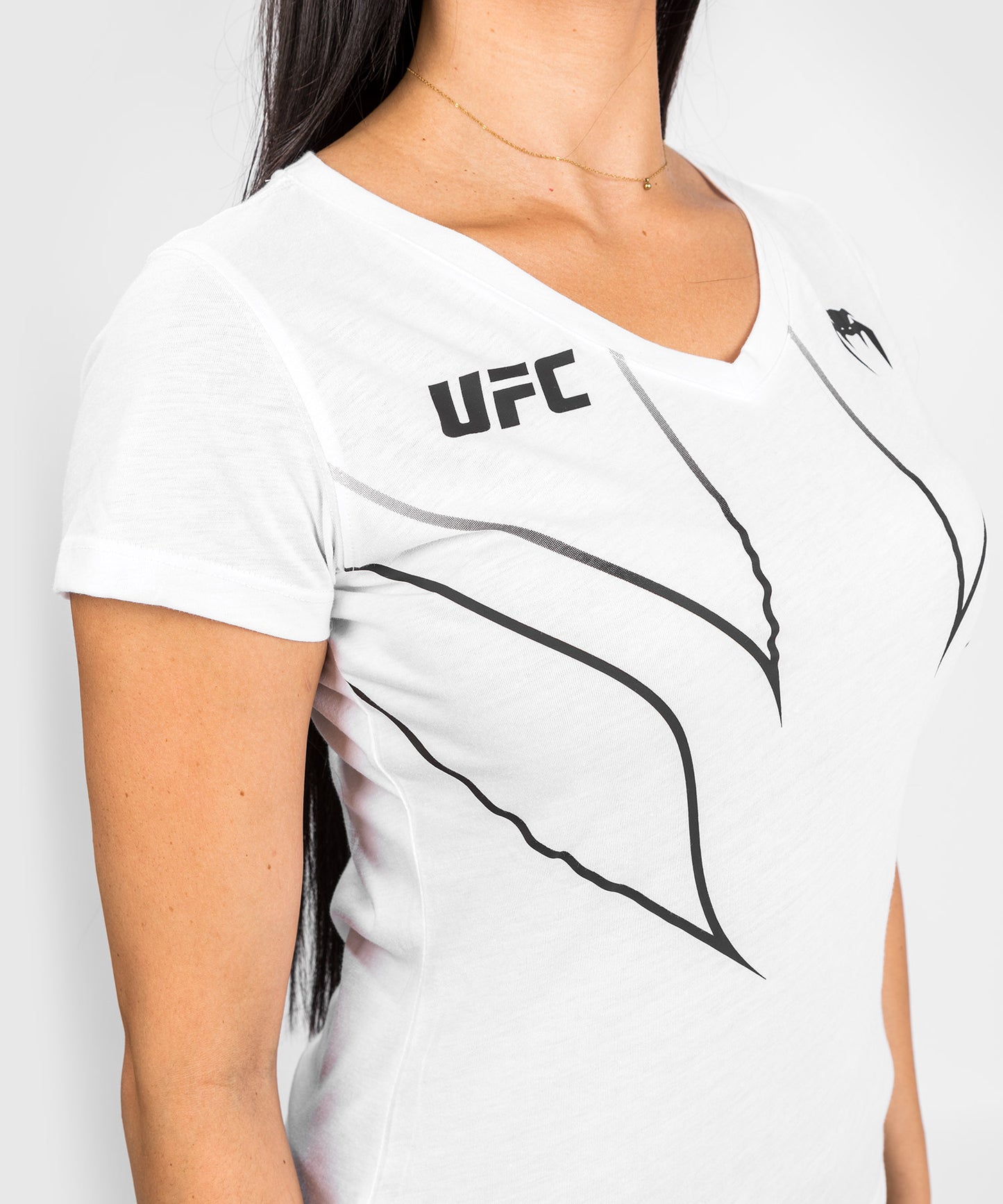 UFC Venum Fight Night 2.0 Replica Dames-T-shirt - Wit