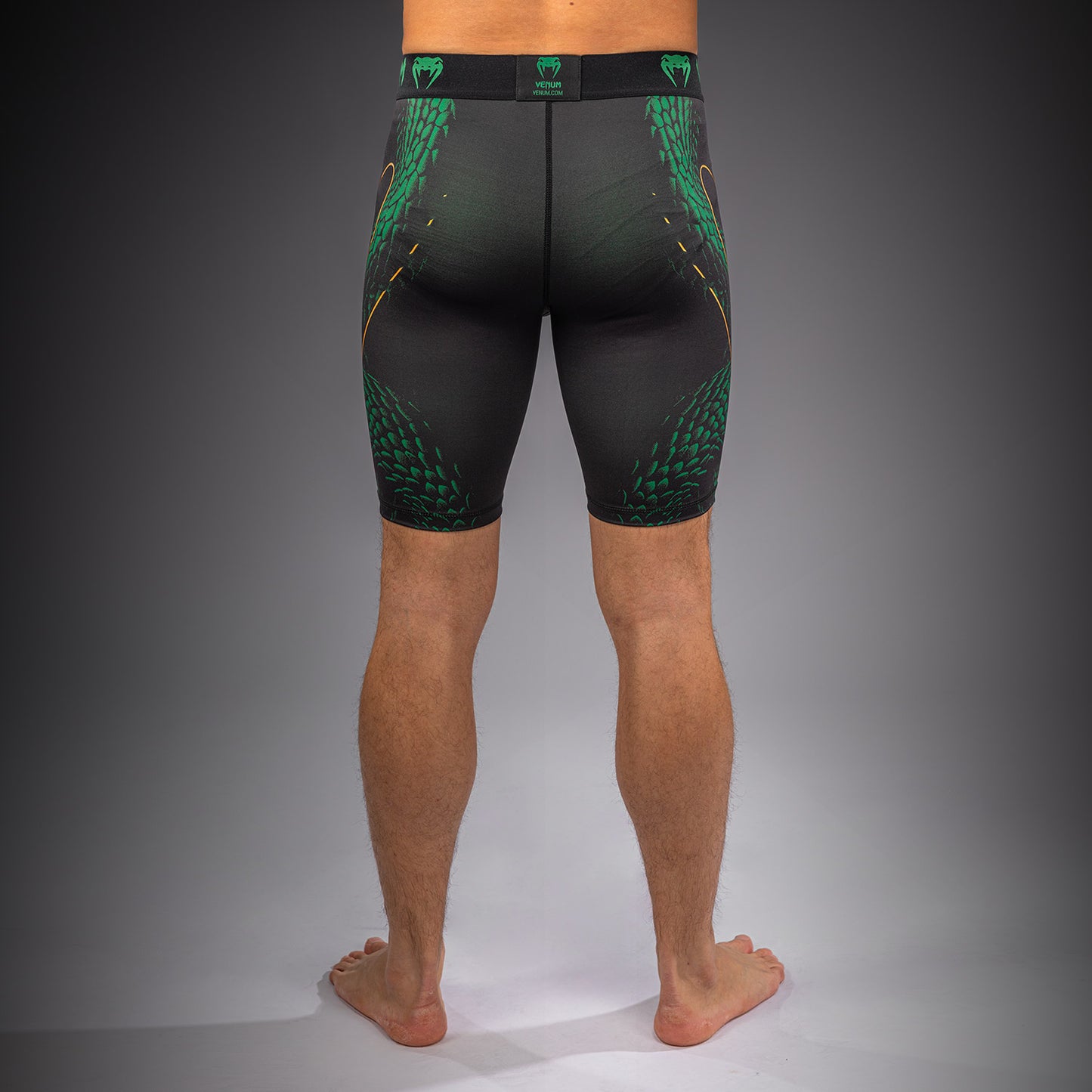 Venum Matupa Compressieshort - Zwart/Groen/Goud