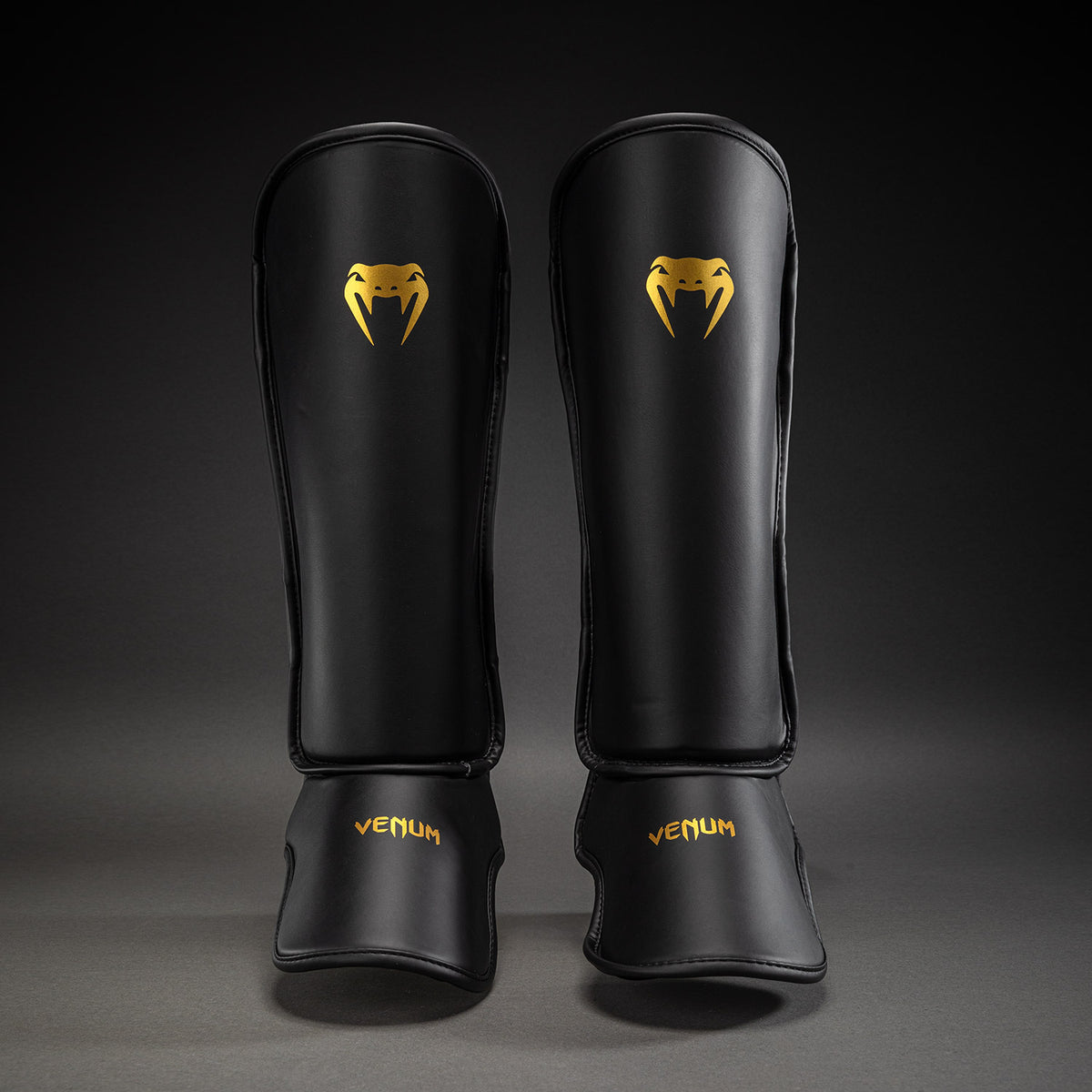 Venum Contender 1.5 Scheenbeschermers - Zwart/Goud