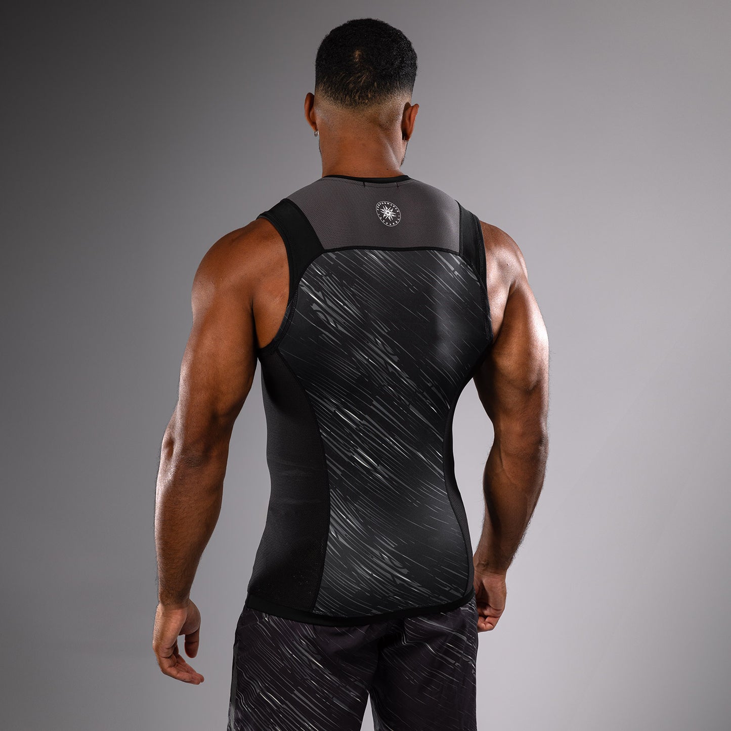 Venum Rapid Mouwloze Rashguard - Zwart/Stormgrijs