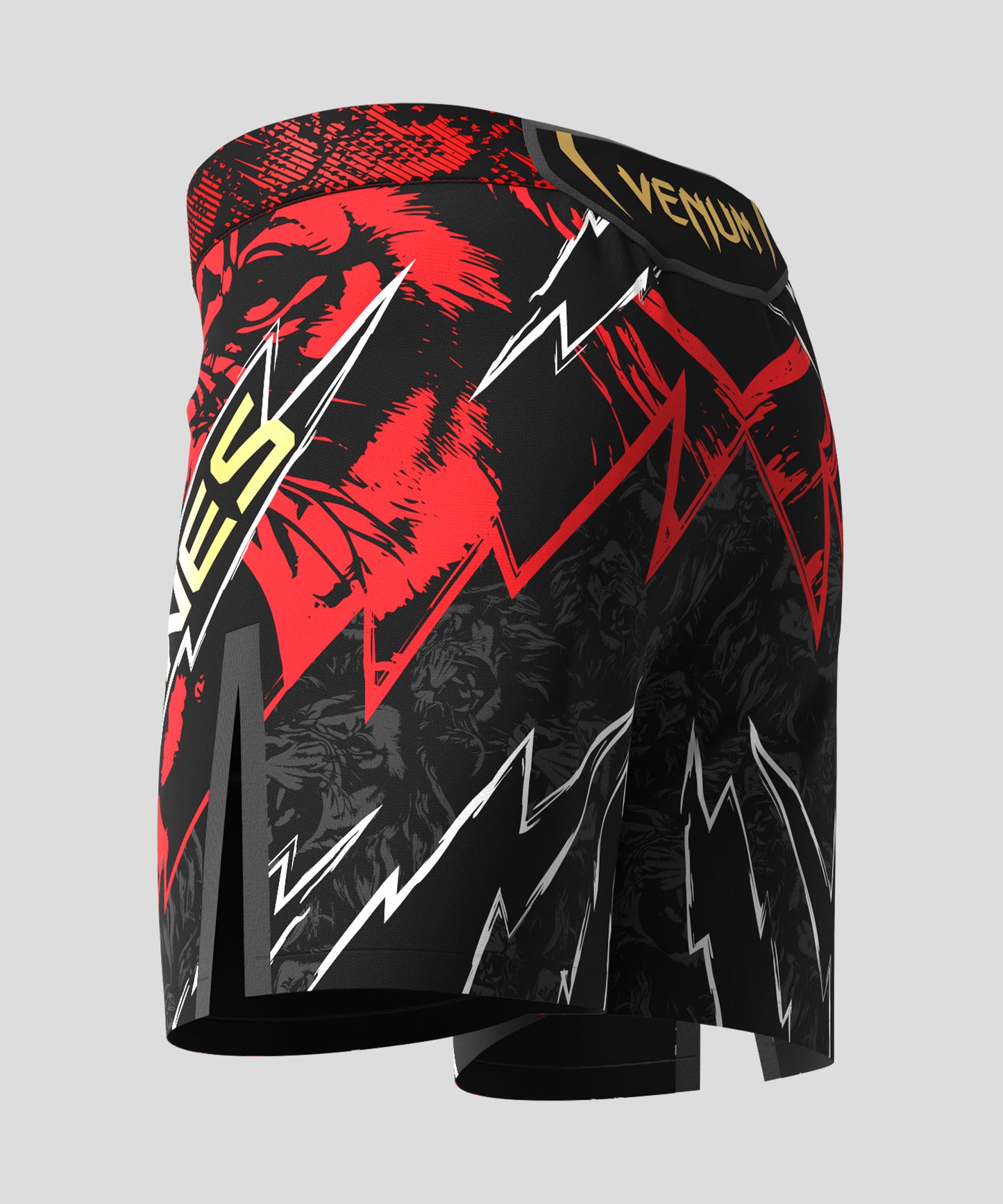 UFC Unrivaled by Venum Jon Jones Mannen Short Fit Fight Short - Rood