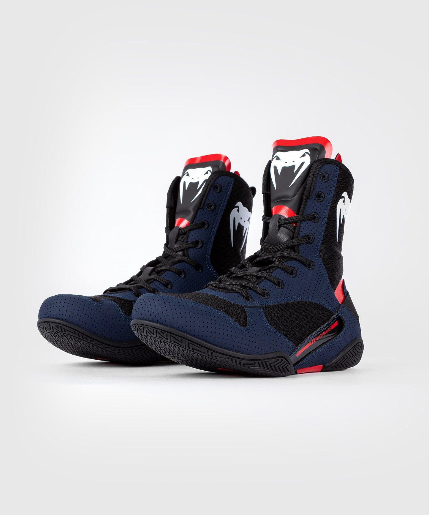 Venum Elite Boksschoenen - Navy/Zwart/Rood