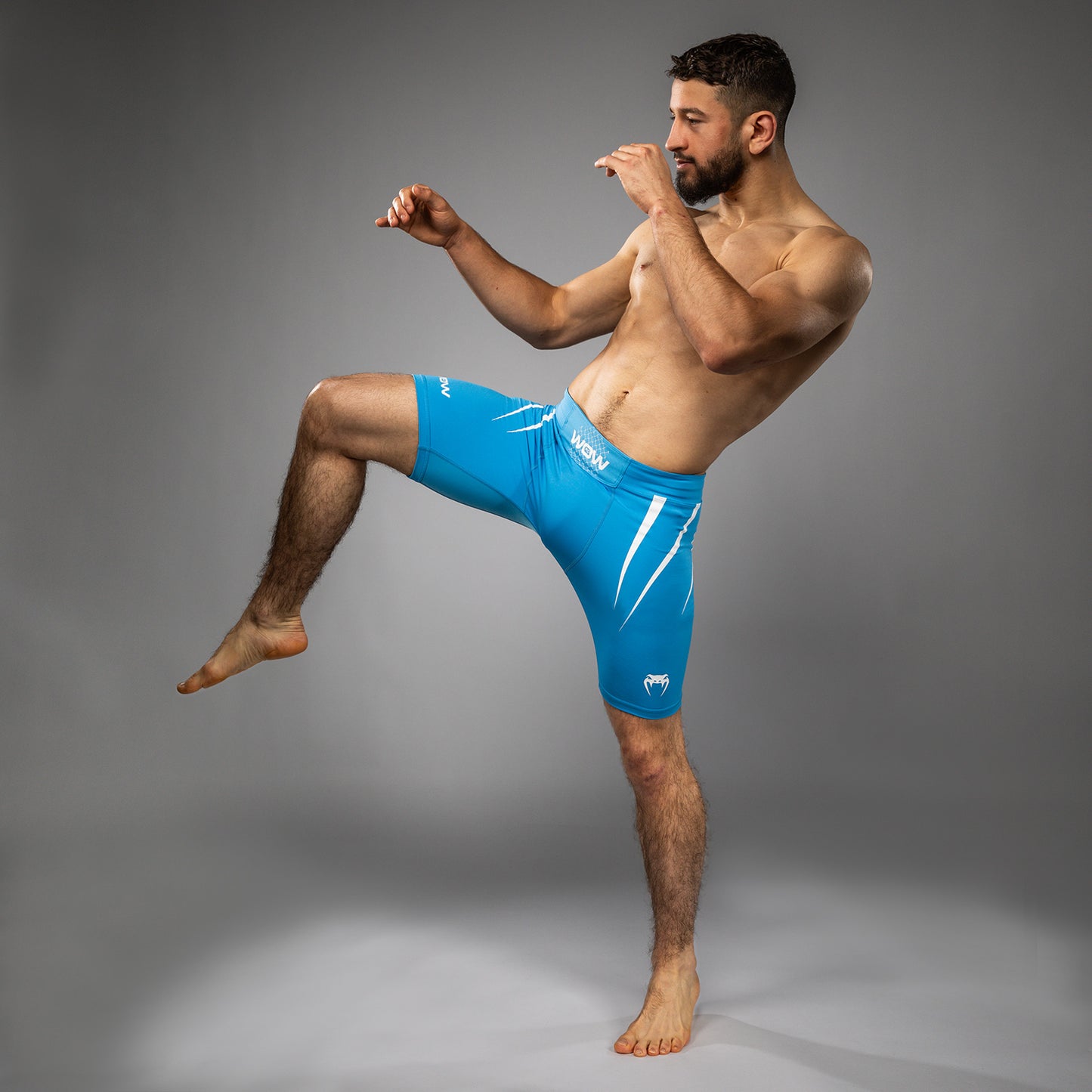 Venum x WOW FC Pacific Blue Men’s Vale Tudo Shorts