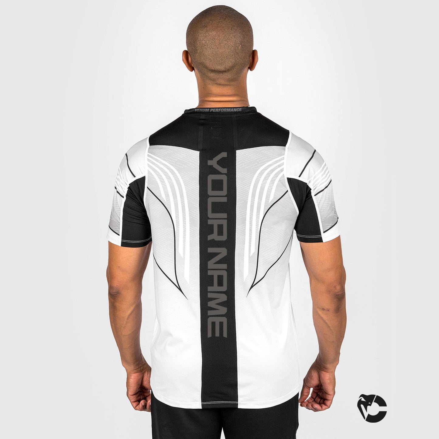 UFC Venum Gepersonaliseerde Authentic Fight Night 2.0 Heren Walkout Jersey - Wit