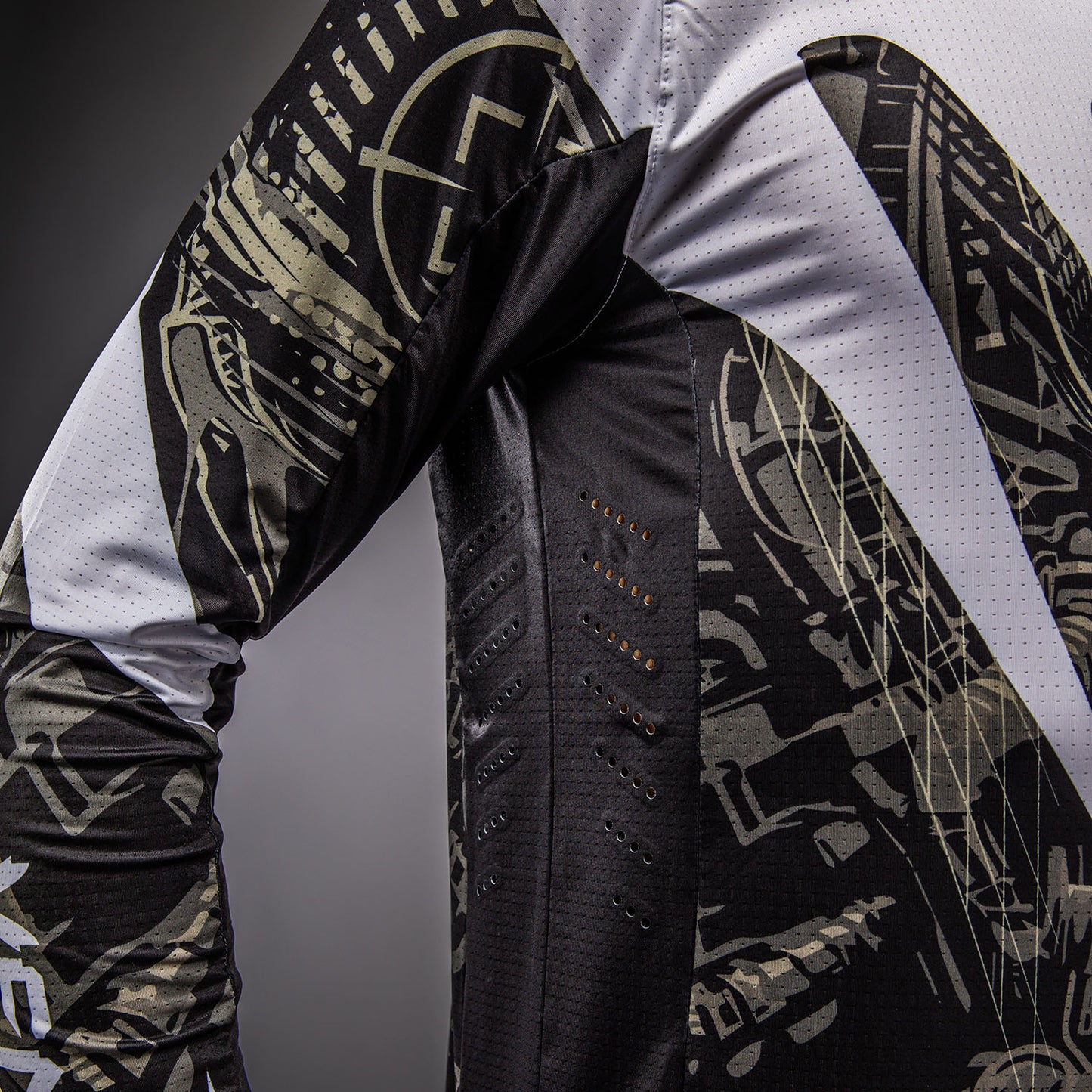 Venum MX Elite Motorsportsshirt - Zwart/Zand
