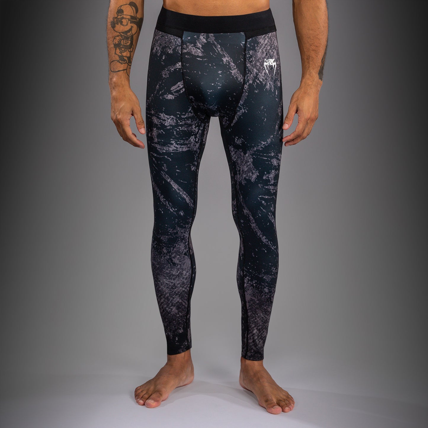 Venum Rage & Workout Compressiebroek - Zwart/Grijs