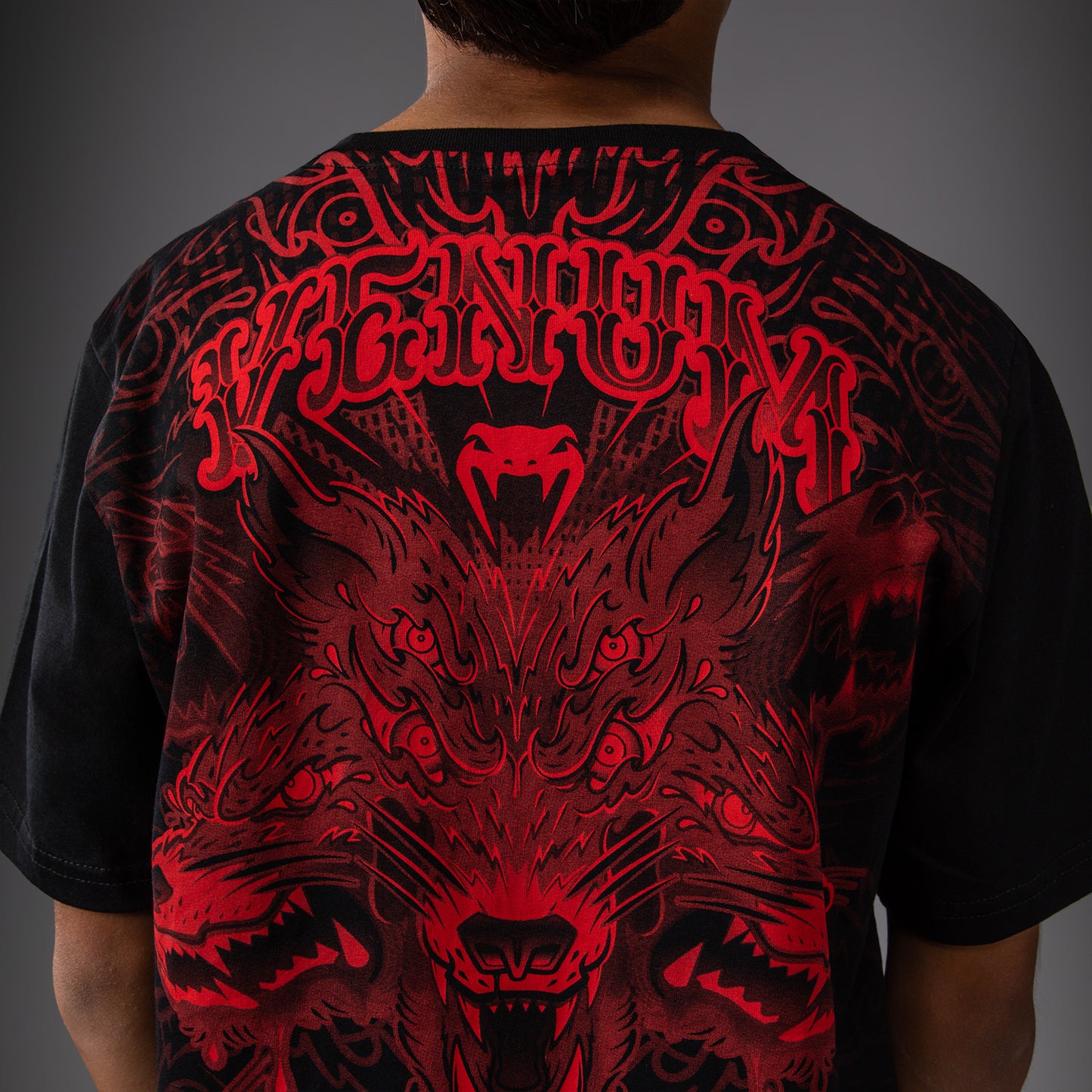 Venum Wolf Atak Kids T-shirt – Zwart/Rood