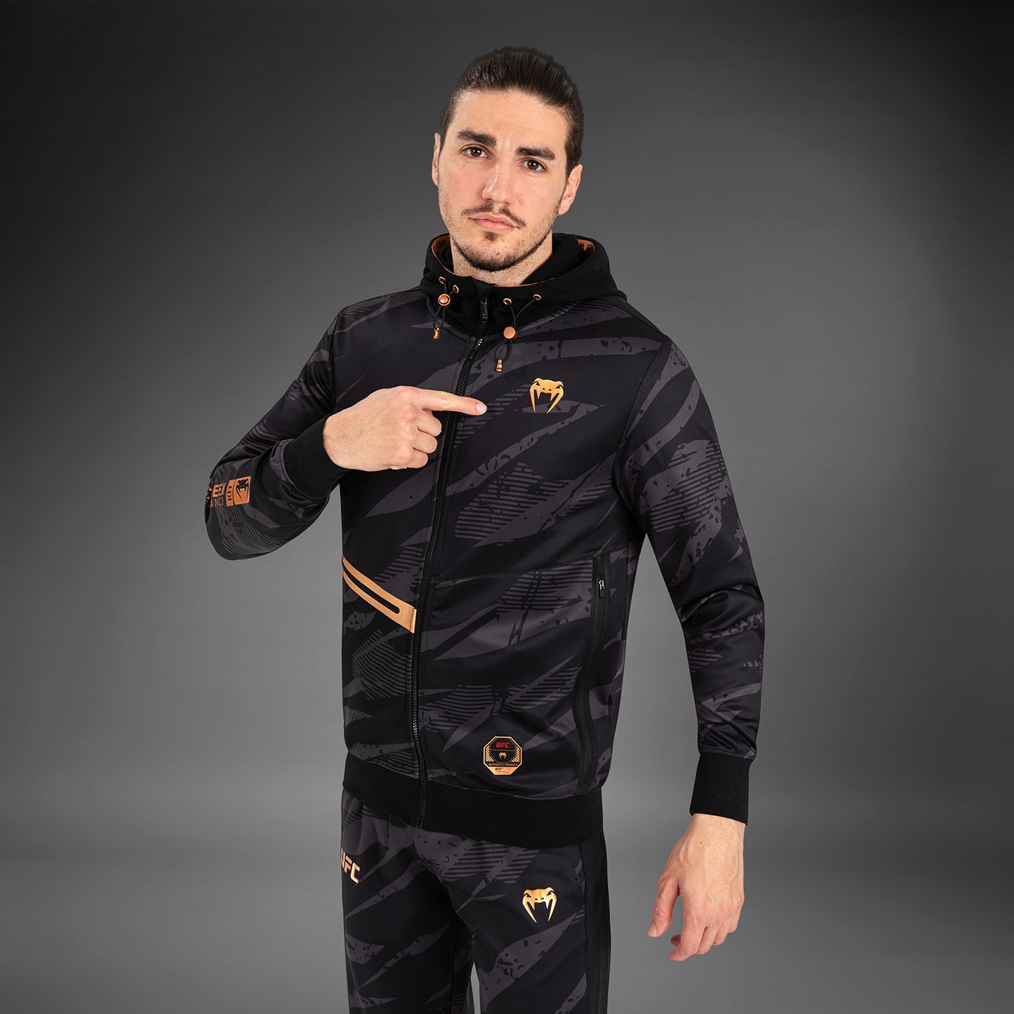 UFC Adrenaline By Venum Fight Week Mannen Hoodie - Urban Camo