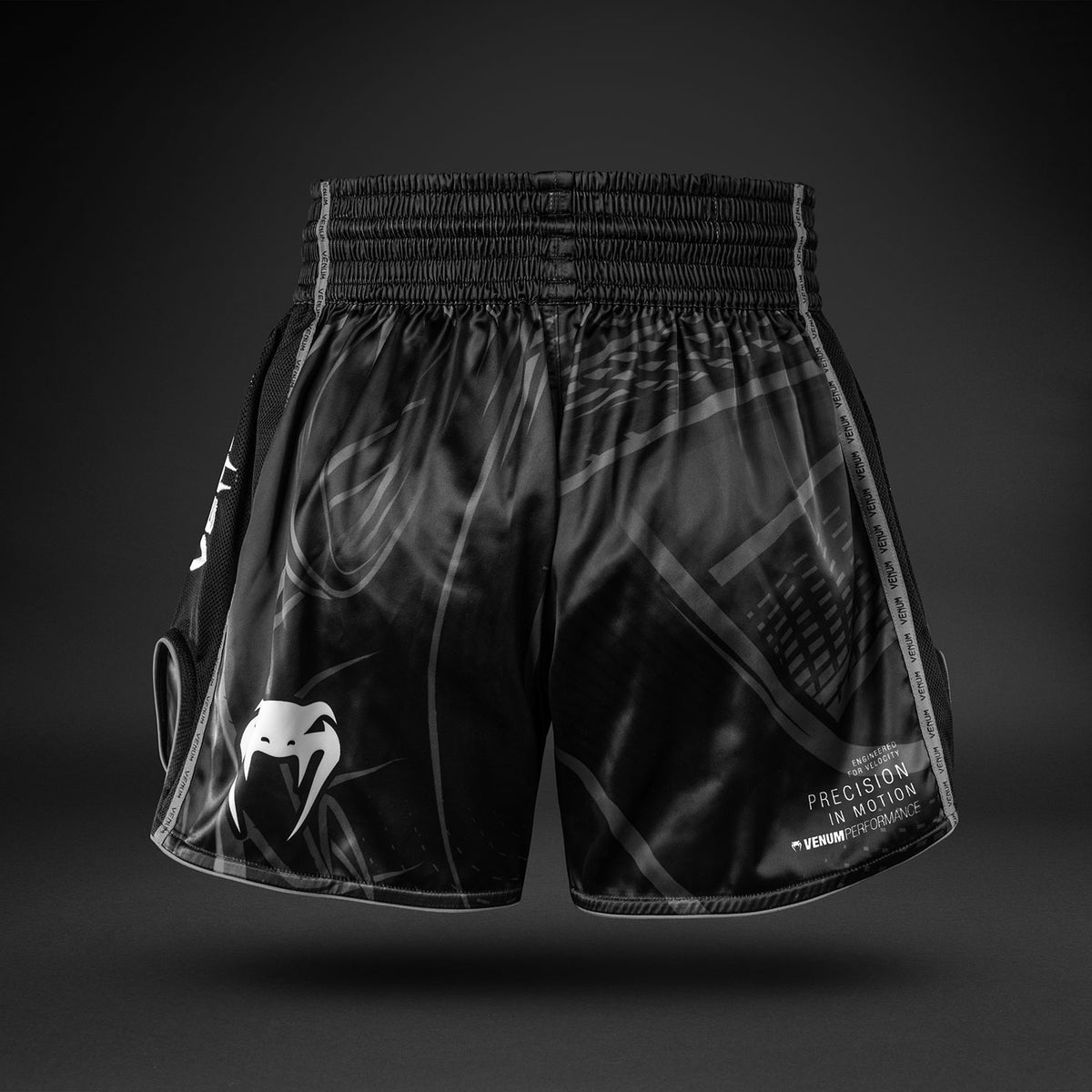Venum Crimson Viper 2.0 Muay Thai-short - Zwart/Grijs