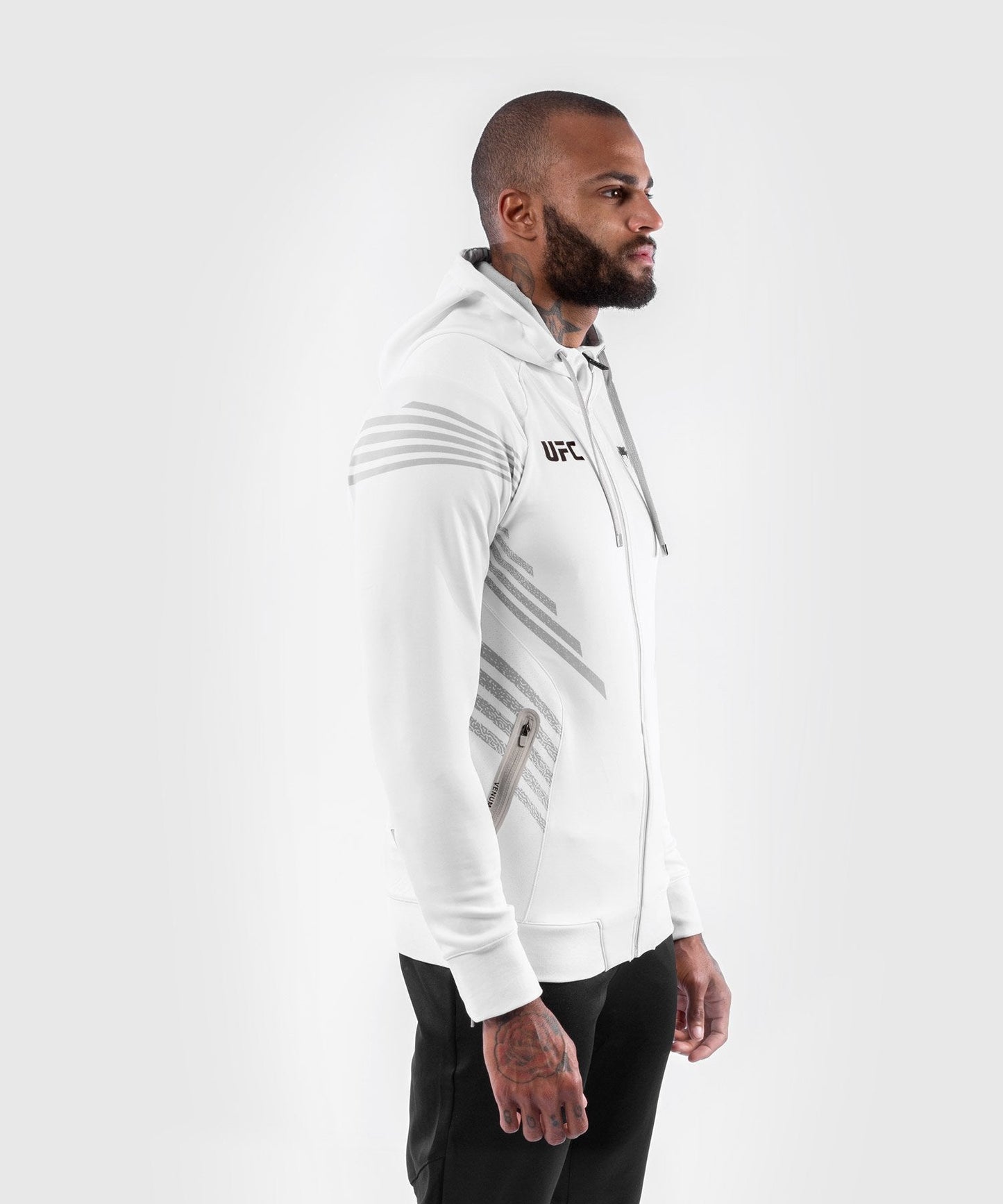 UFC Venum Fighters Authentic Fight Night Walkout Hoodie voor heren - Wit