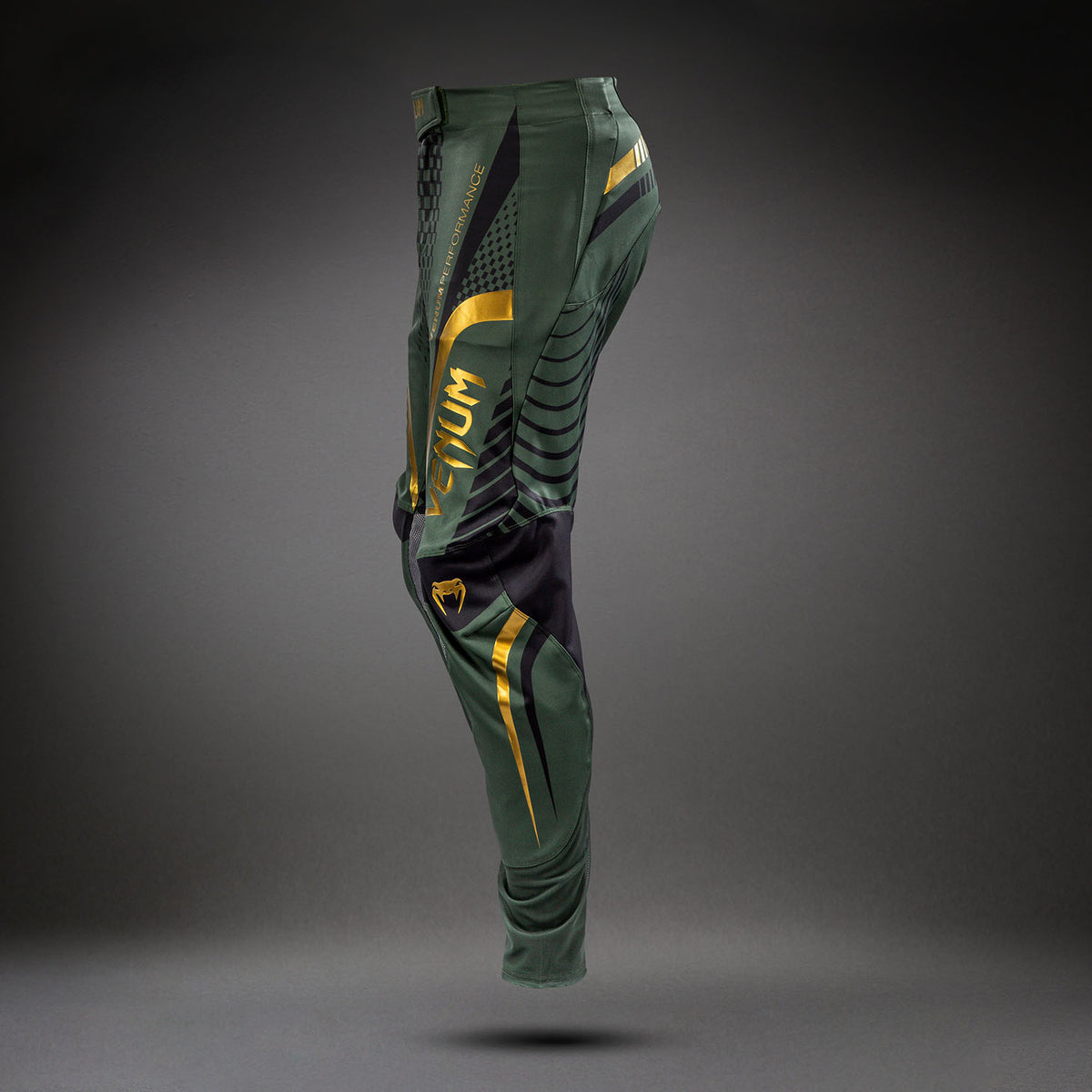 Venum MX Challenger Motorsportsbroek - Zwart/Groen/Goud