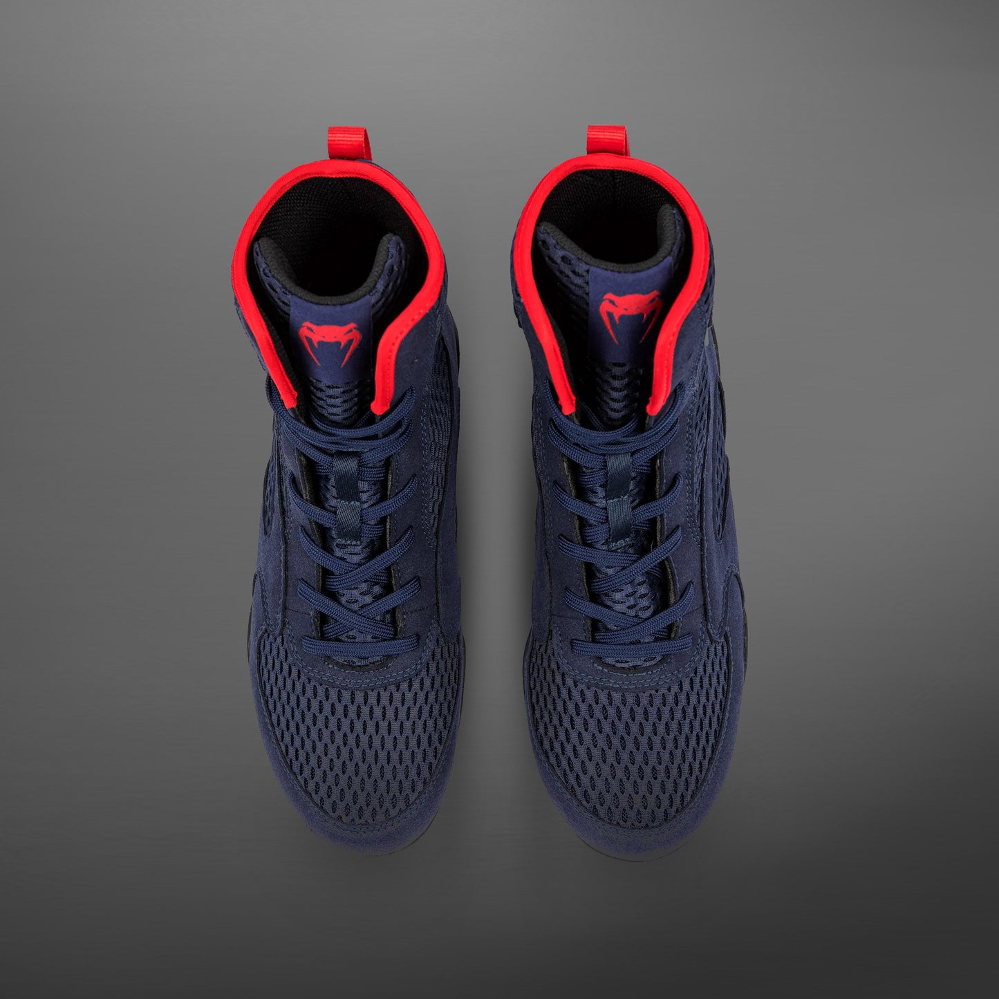 Venum Contender Boksschoenen - Marineblauw/Rood
