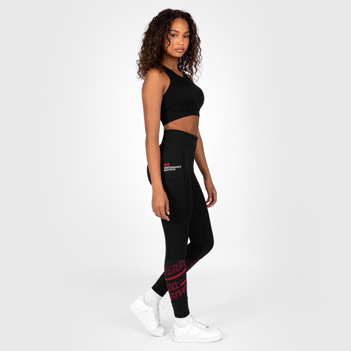 UFC Venum Performance Institute 2.0 Performance Tight voor Dames - Zwart/Rood
