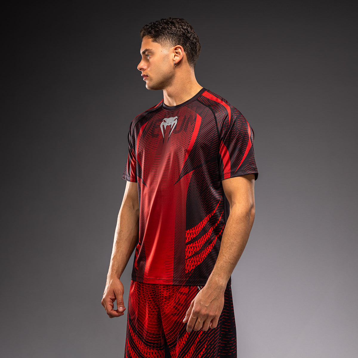 Venum Galactic 3.0 Dry Tech T-shirt - Rood/Zilver