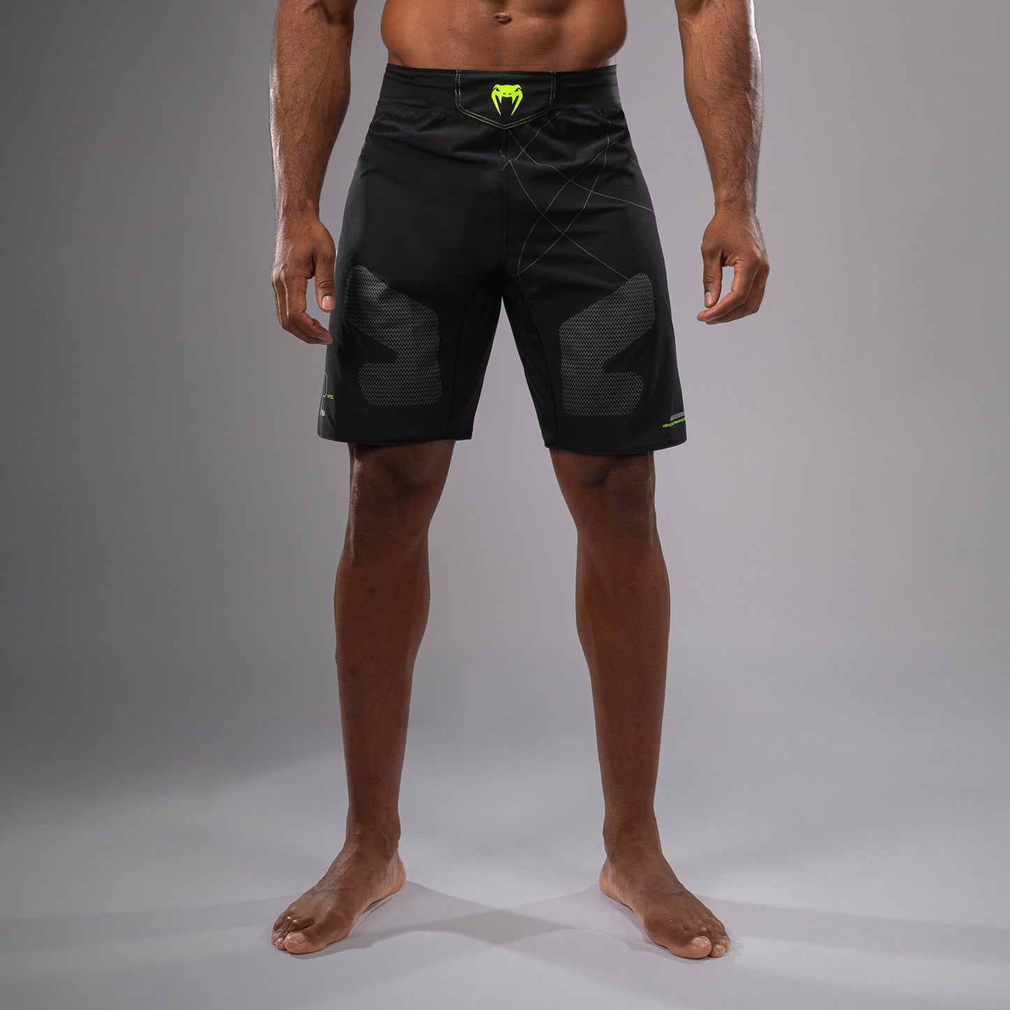 Venum Training Camp 4.0 Gevechtsshort - Zwart/Neon Groen
