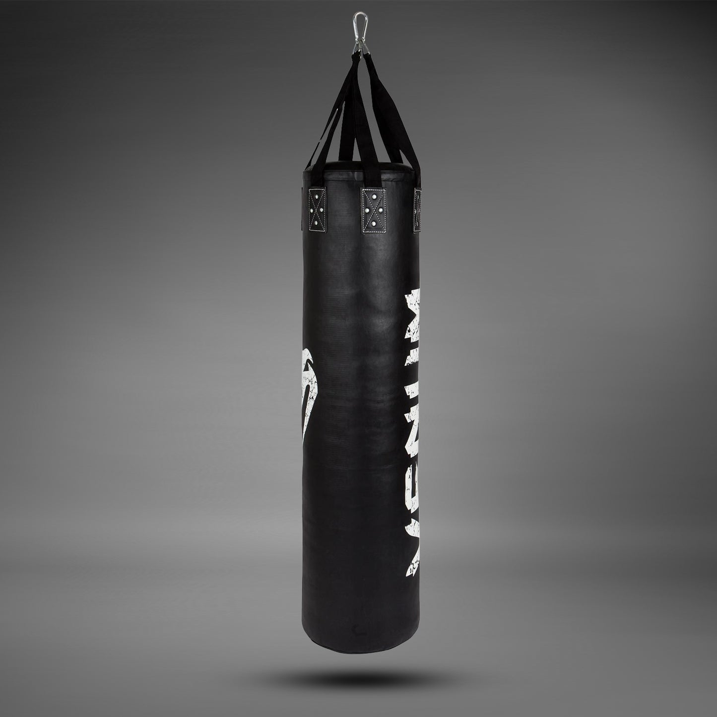 Venum Challenger bokszak (met plafondbevestiging) - Zwart/Wit - 130 cm - gevuld