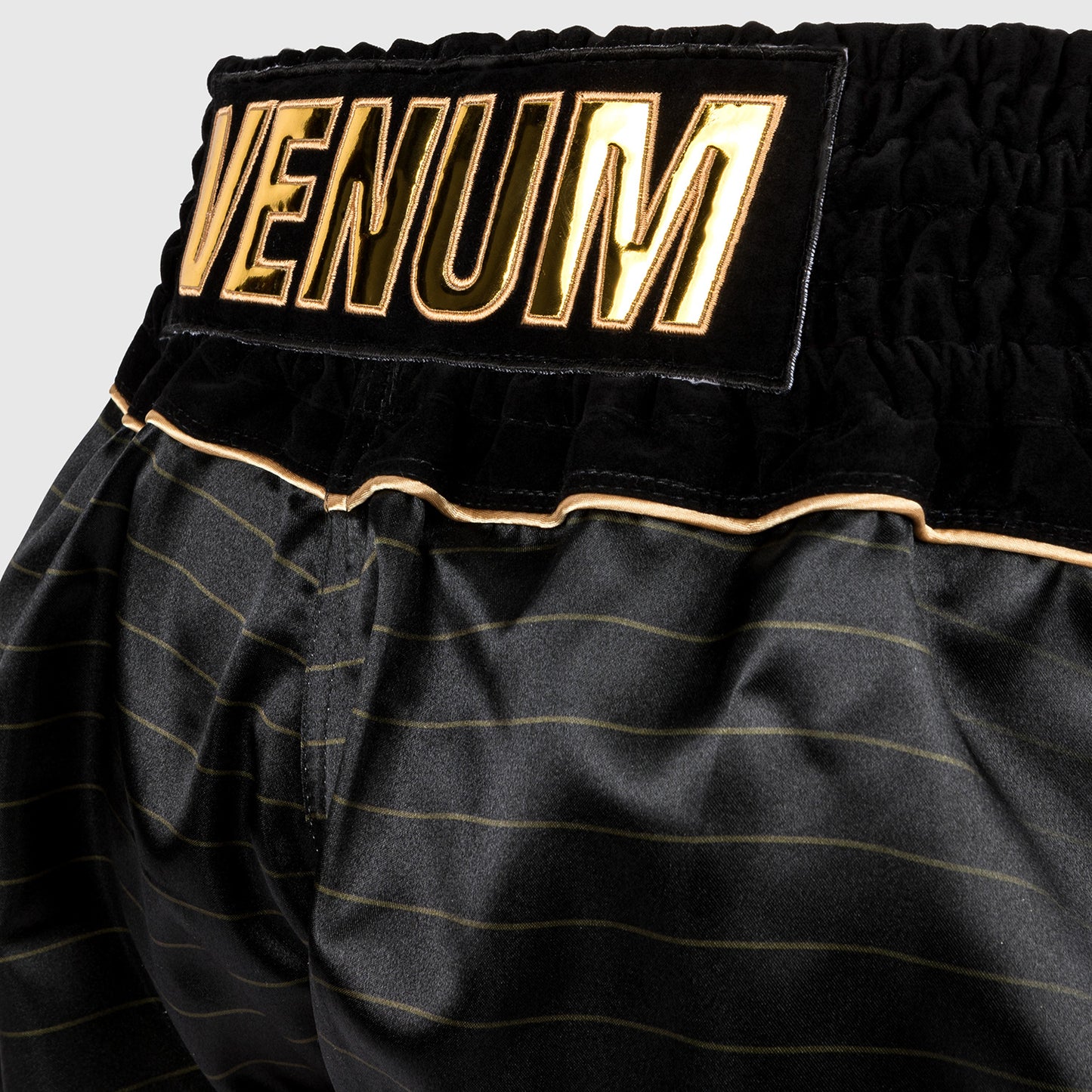 Venum Attack Muay Thai Broek - Zwart/Goud