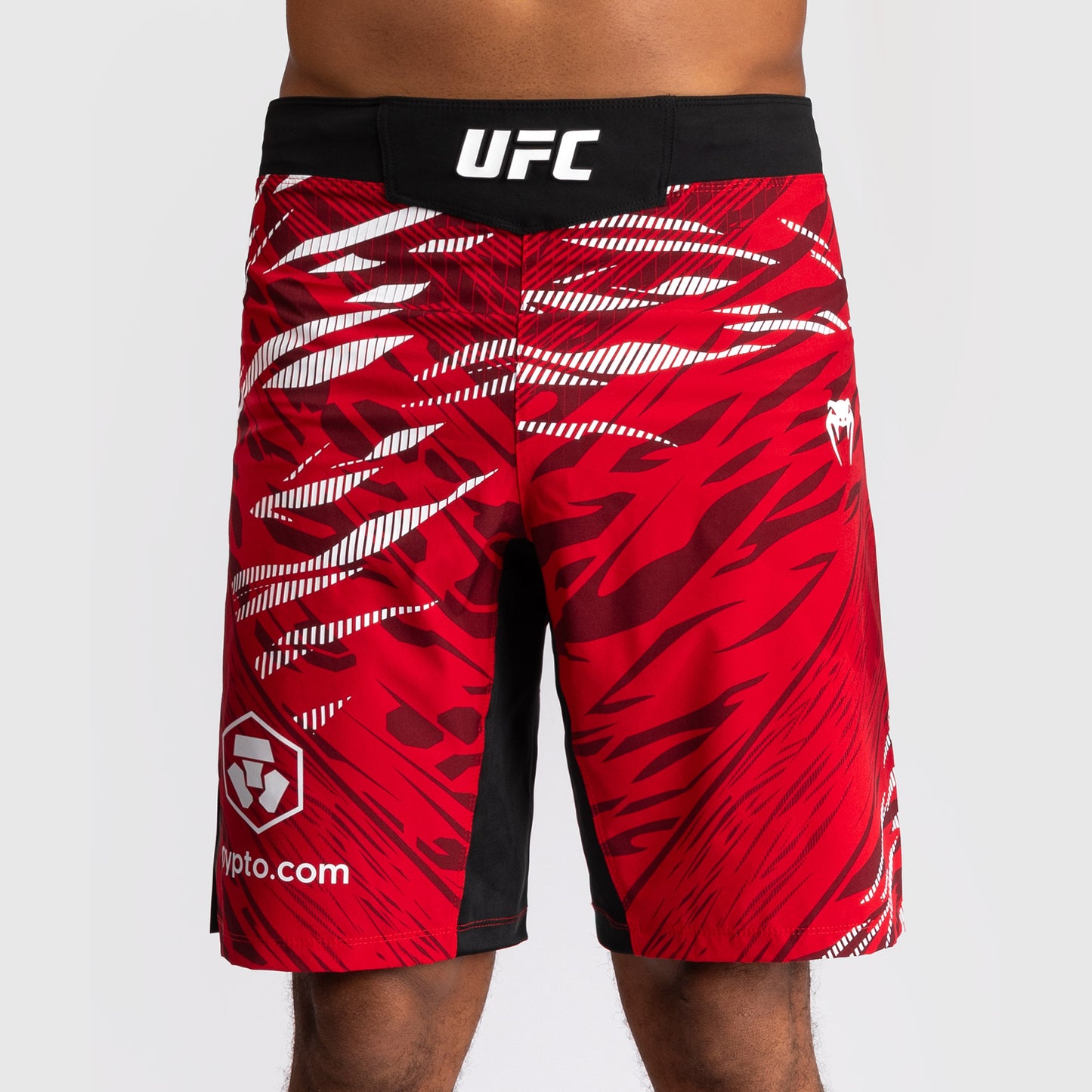 UFC Fusion by Venum Personalized Authentic Fight Night Fight Shorts voor Heren - Lang Fit - Rood
