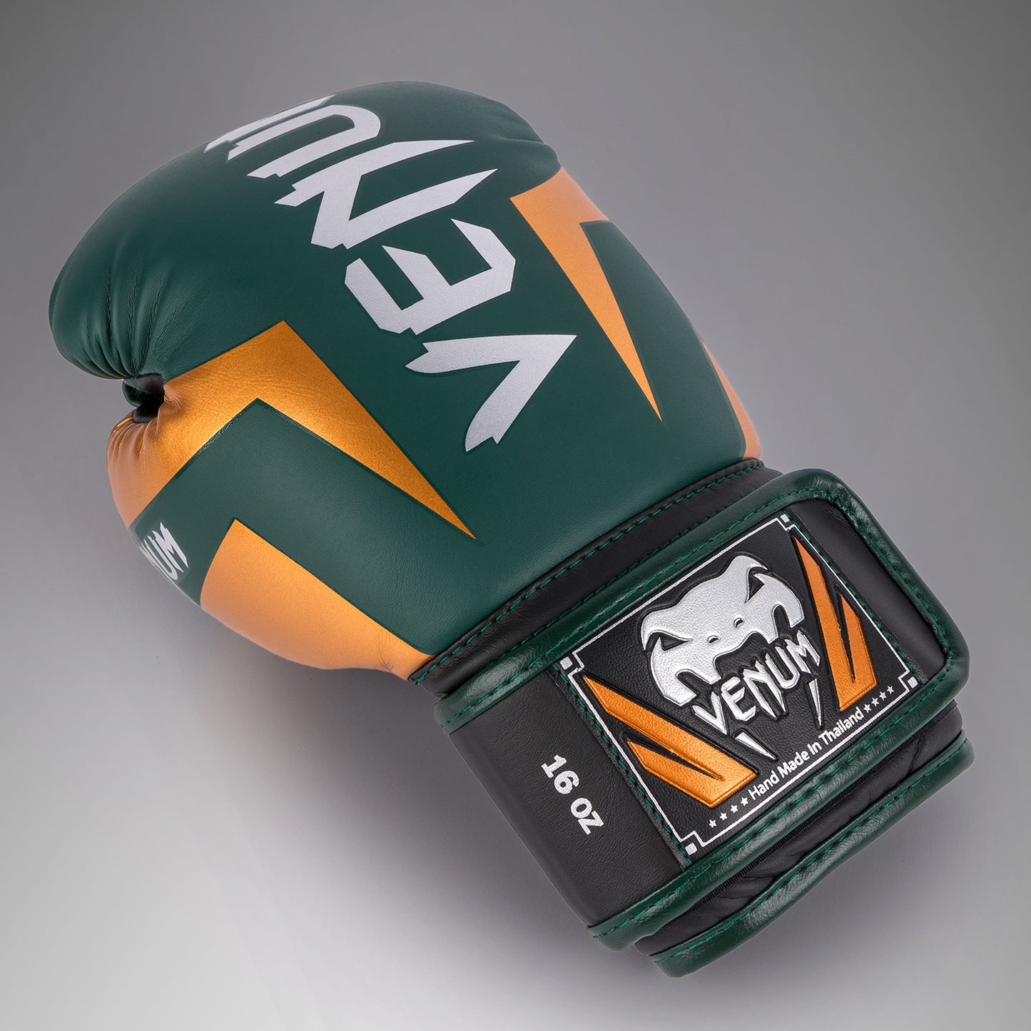 Venum Elite Bokshandschoenen - Groen/Brons/Zilver