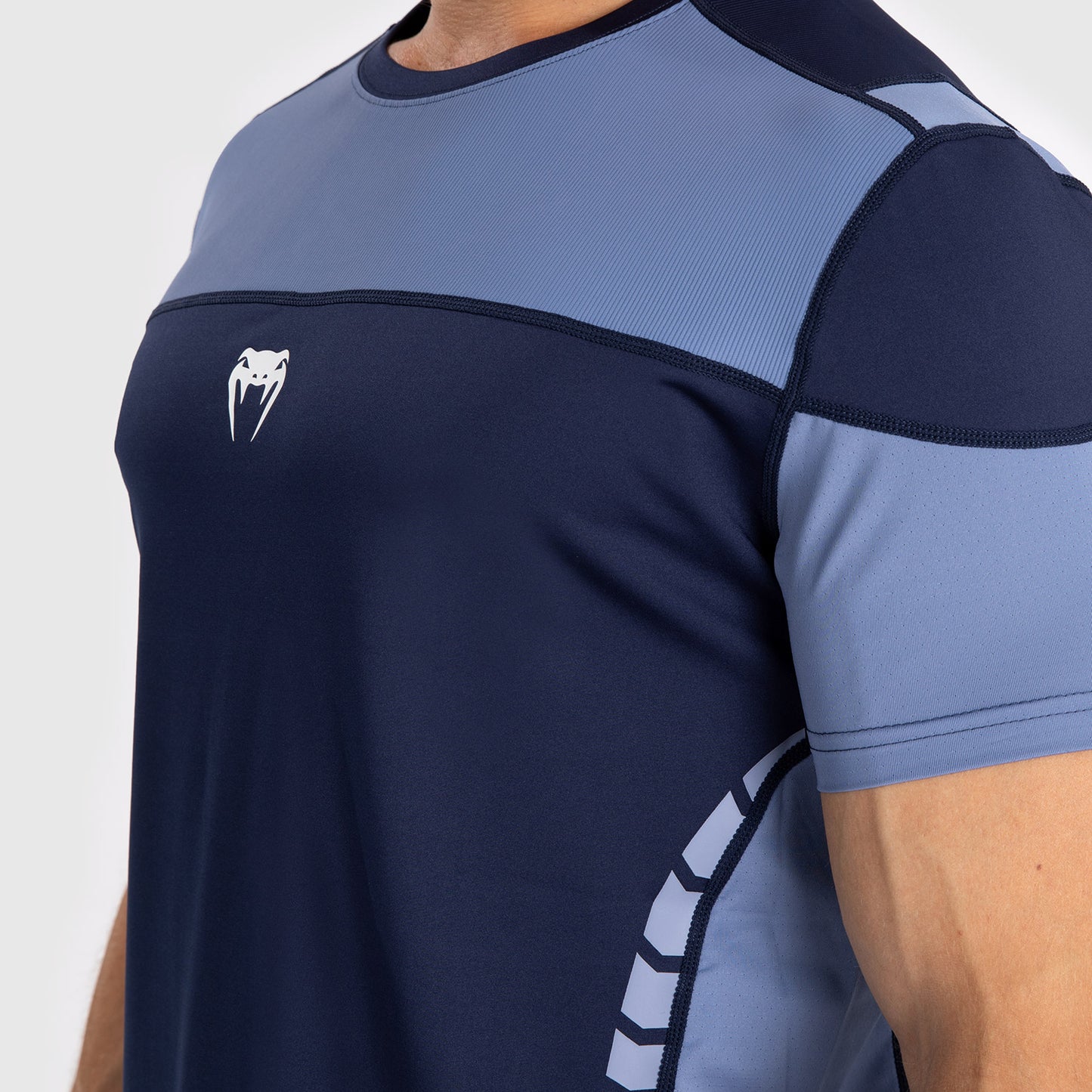Venum Tempest Heren Dry-Tech T-Shirt - Marineblauw/Blauw