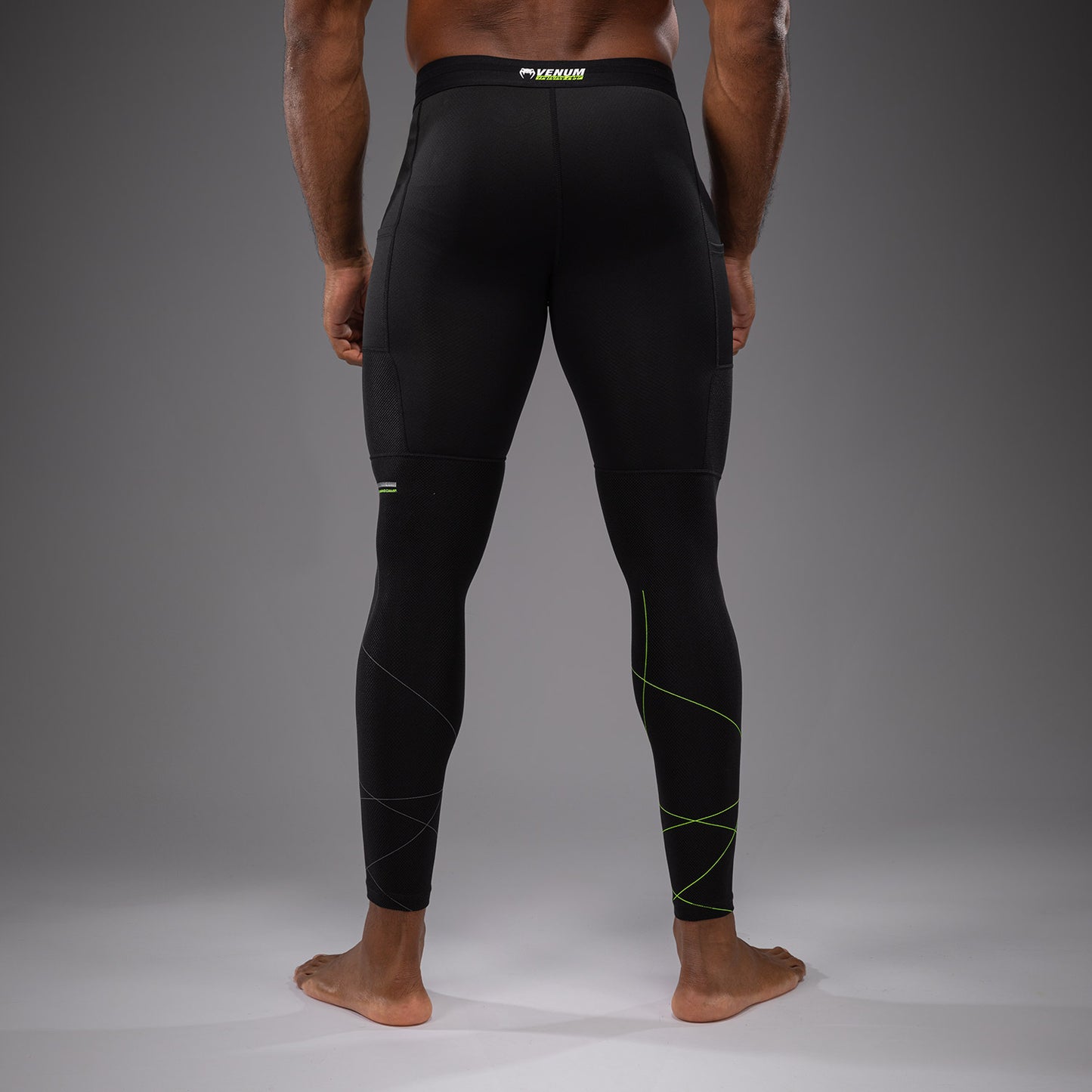 Venum Training Camp 4.0 Spats - Zwart/Neon Groen