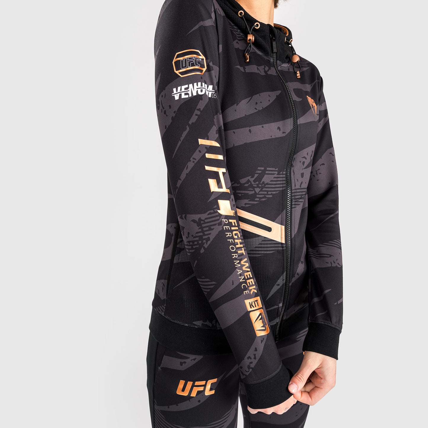 UFC Adrenaline By Venum Fight Week Jas Met Capuchon Voor Vrouwen - Urban Camo