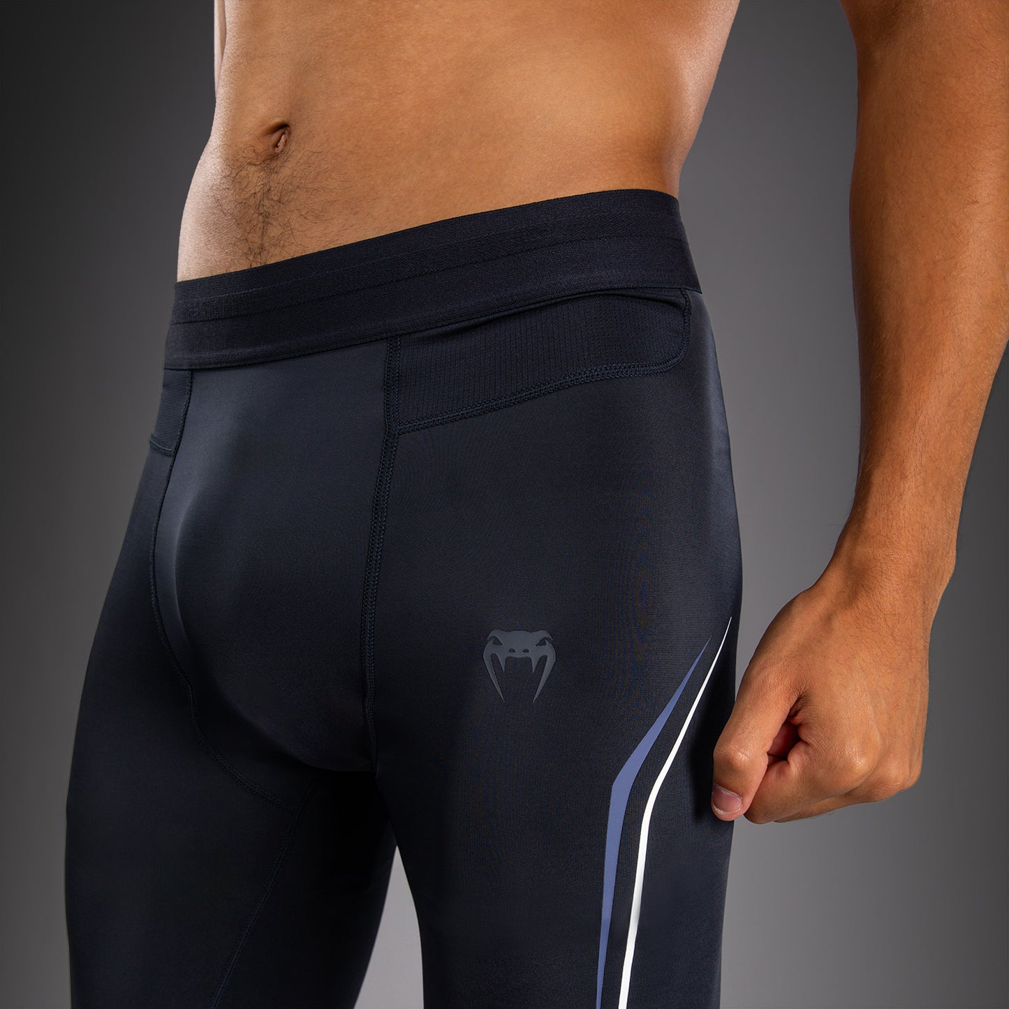 Venum G-Core Spats - Marineblauw/Wit