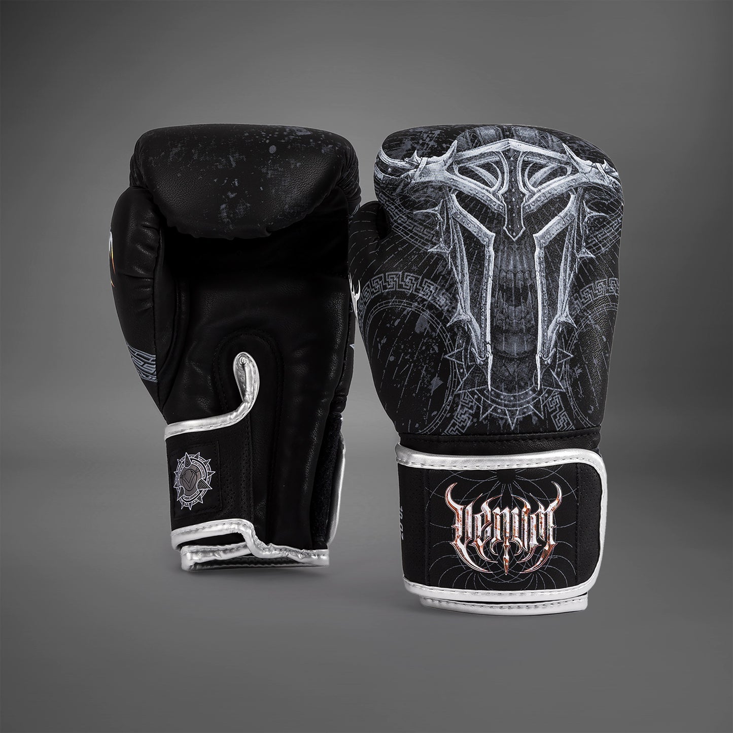 Venum Gladiator 5.0 Bokshandschoenen - Zwart/Zilver