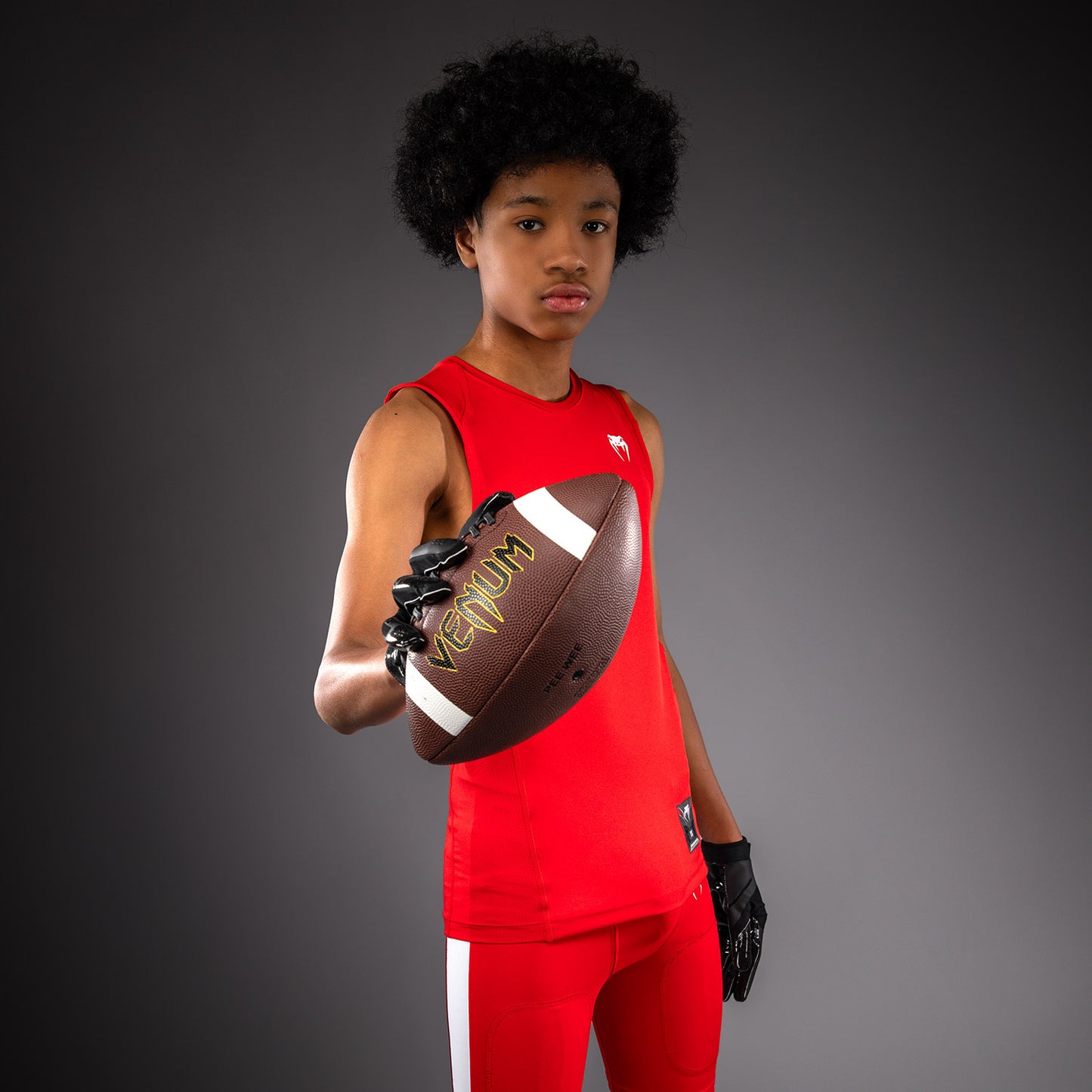 Venum Elite Football Mouwloos Compressie T-shirt voor kinderen - Rood