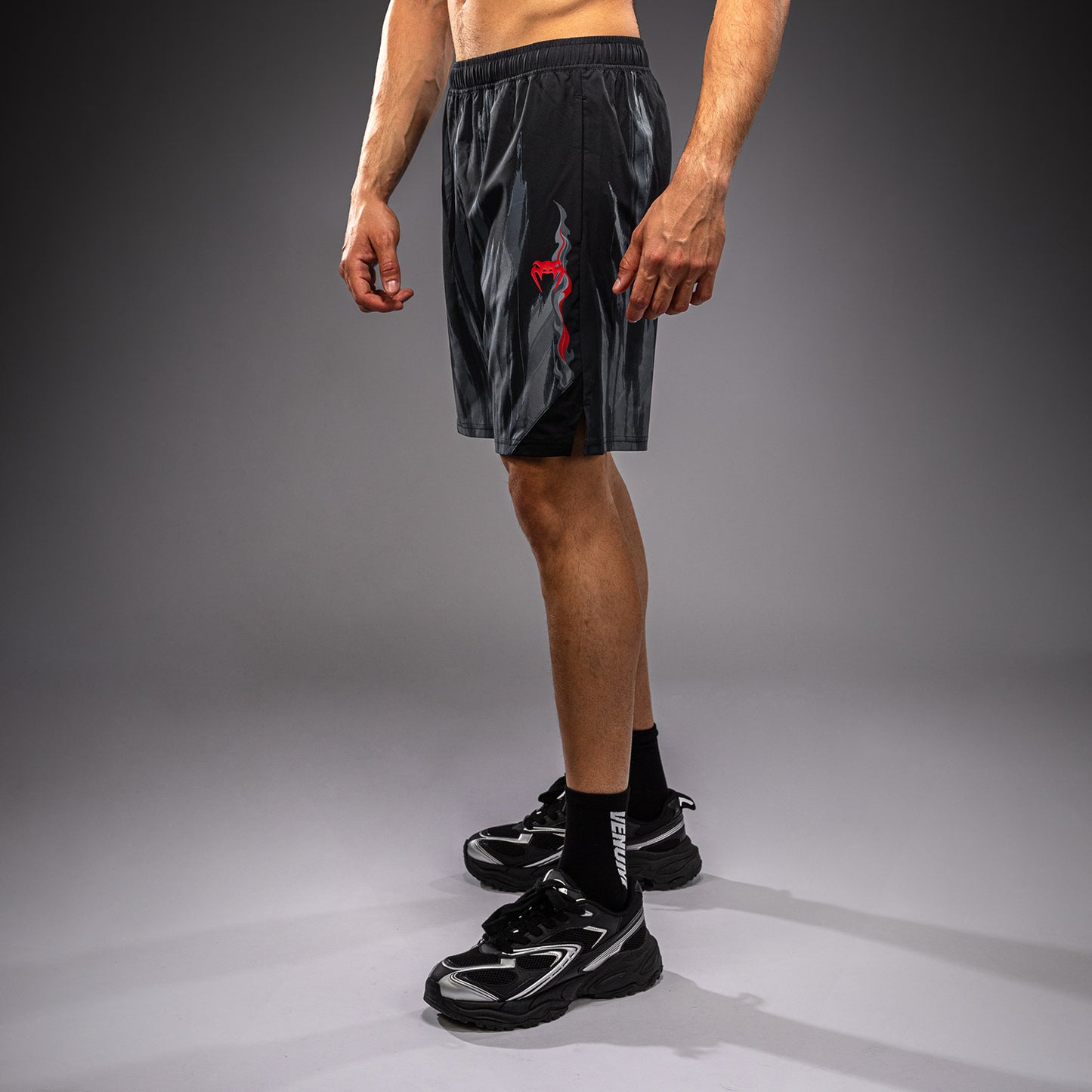 Venum Demon Trainingsshort - Zwart/Grijs