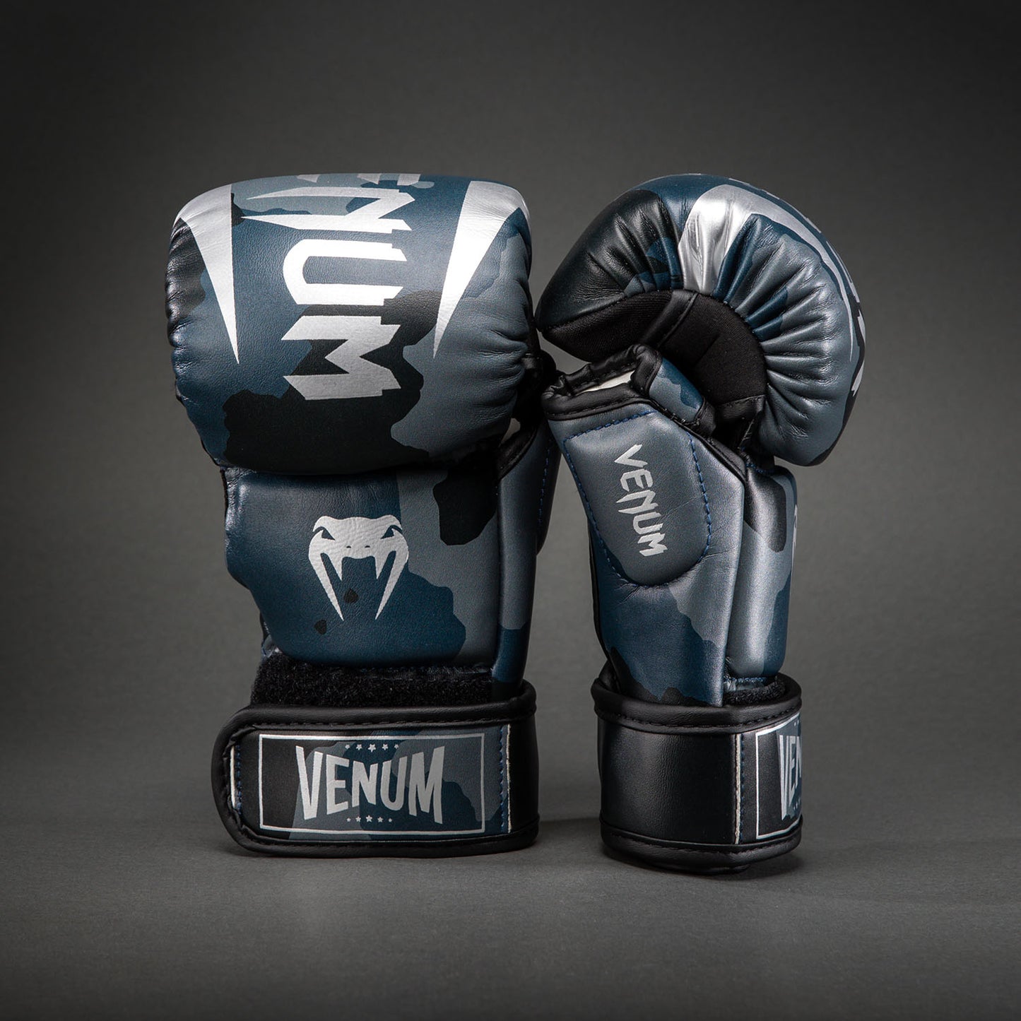Venum Elite Camo Sparring Handschoenen - Donker Marineblauw/Blauw