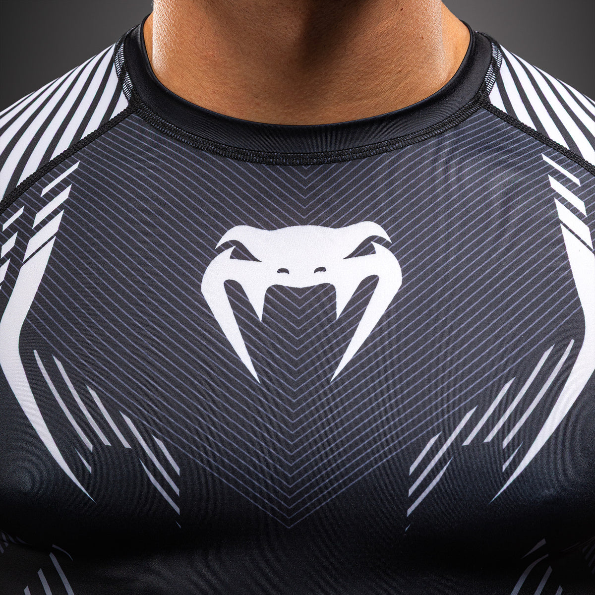 Venum No-Gi 6.0 Rashguard met lange mouwen - Zwart/Wit