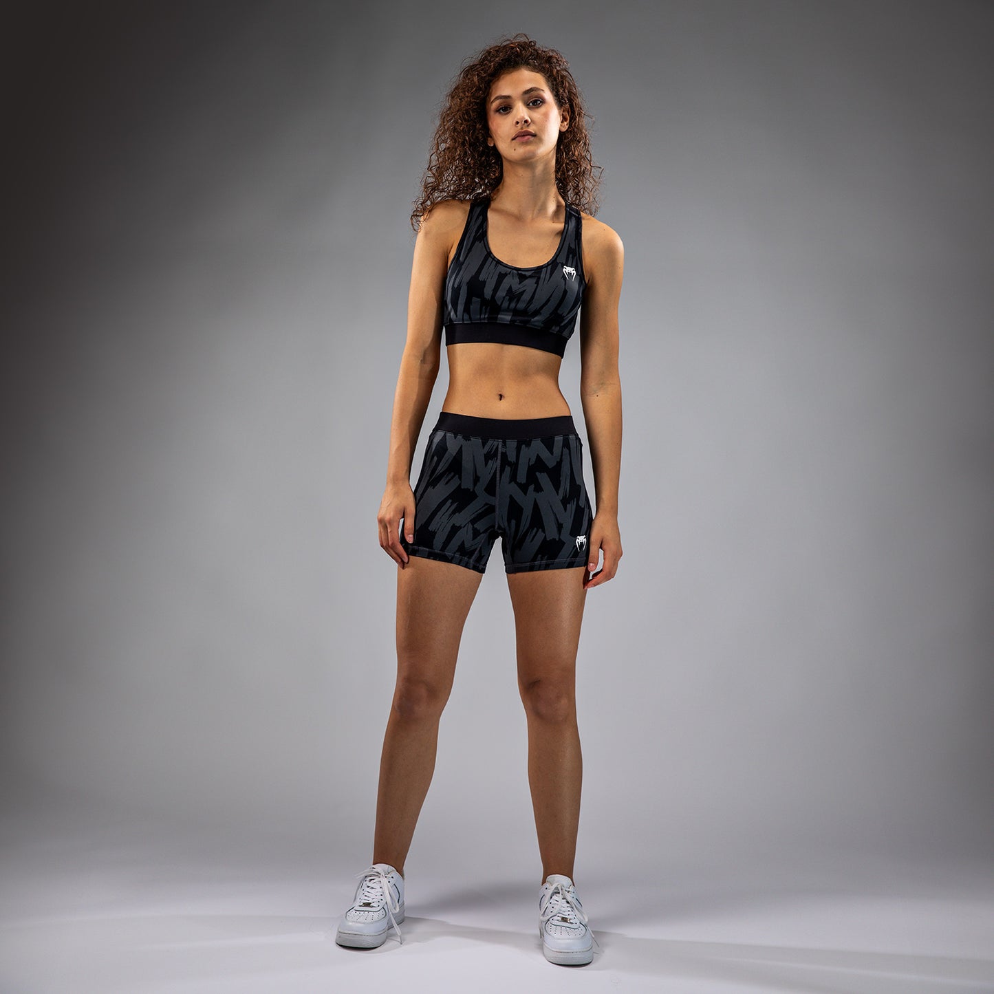 Venum Graffiti Compressieshorts voor Vrouwen - Urban Houtskool