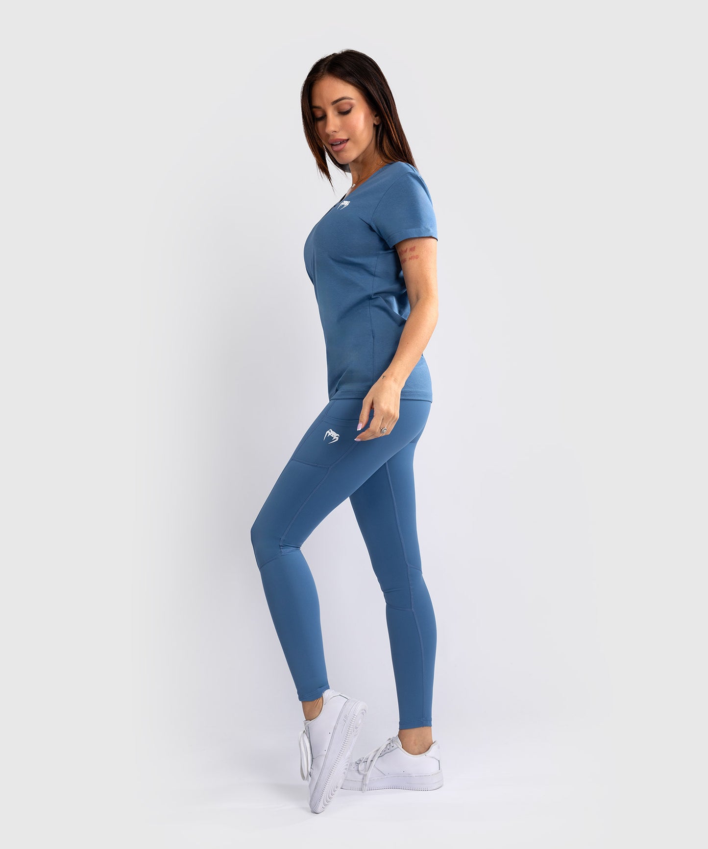 Venum Essential T-Shirt Dames - Stormblauw
