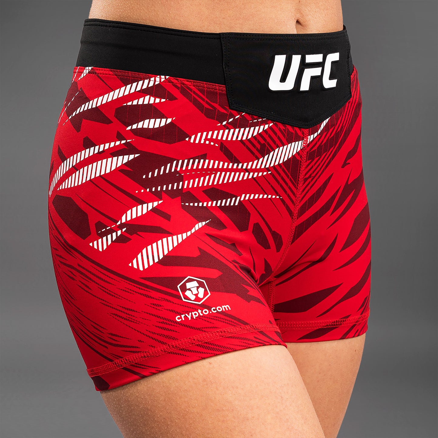 UFC Fusion by Venum Authentic Fight Night Vale Tudo Shorts voor Dames - Kort Fit - Rood