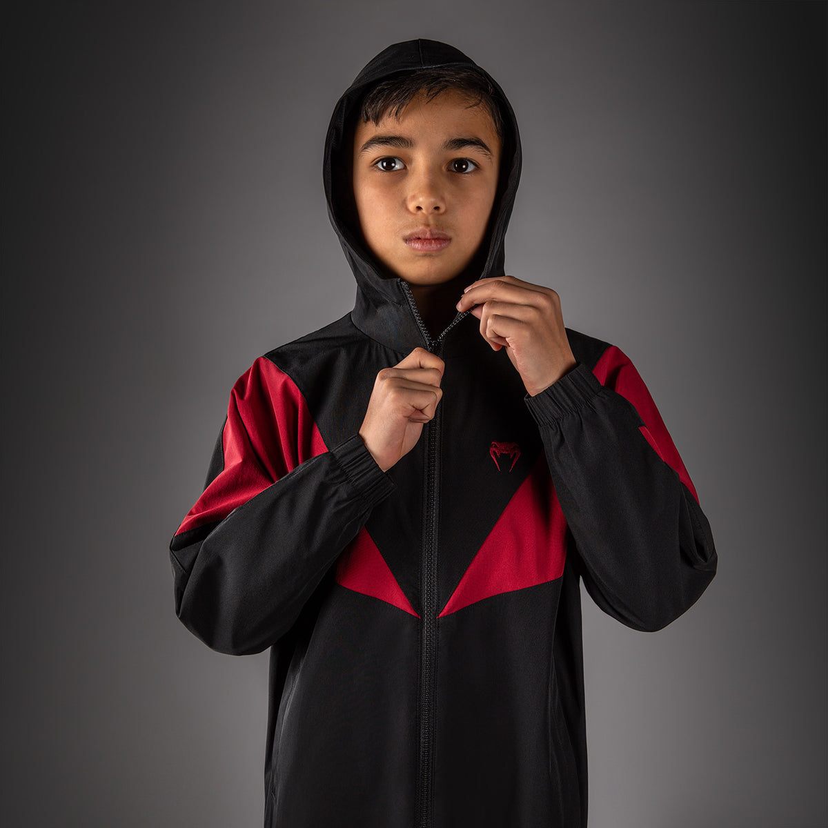 Venum Vectra Trainingsjack voor Kinderen - Zwart/Rood