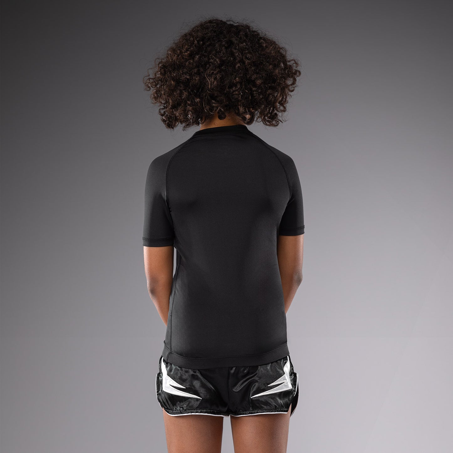Venum Contender voor Kinderen Rashguards Korte Mouwen - Zwart