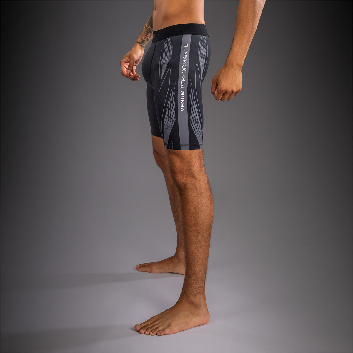 Venum Amazonia Reborn Compressieshort - Zwart/Grijs