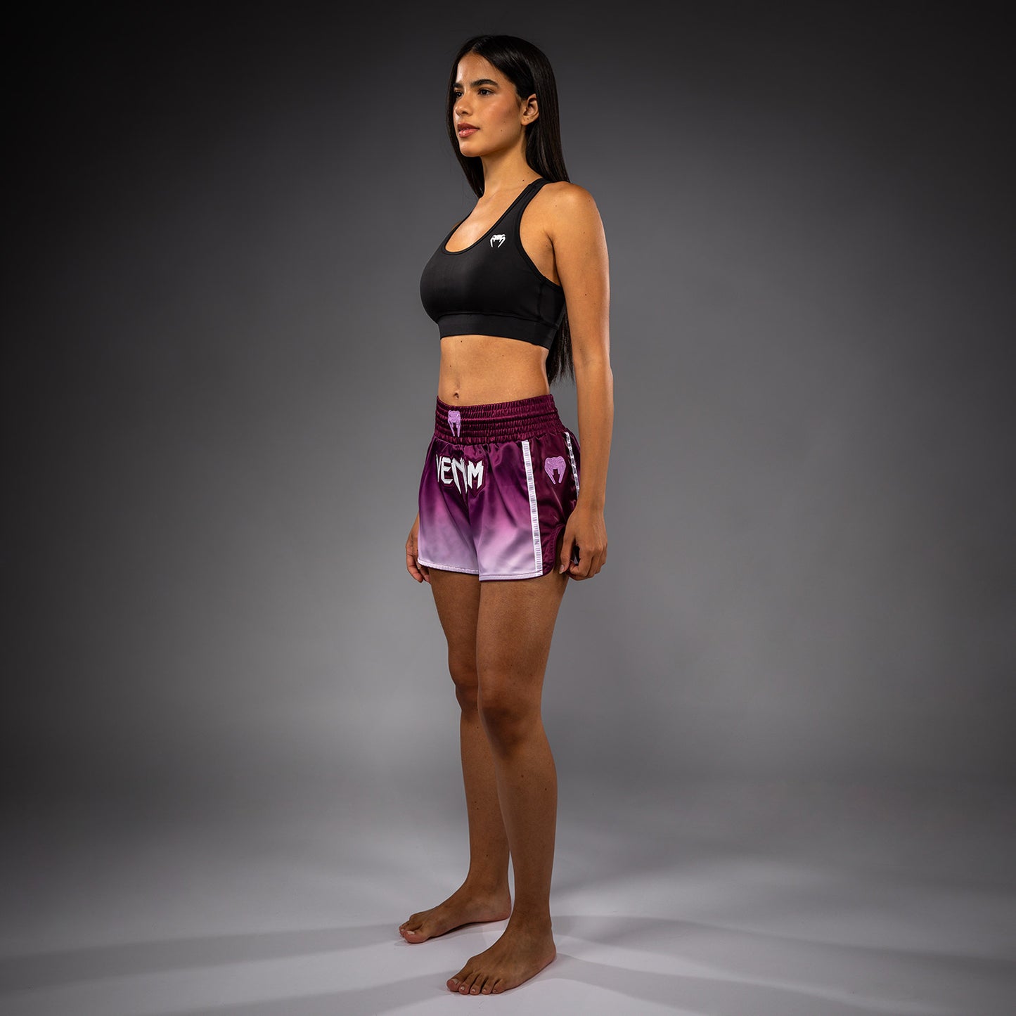 Venum Iris Muay Thai Shorts - Pruim/Wit
