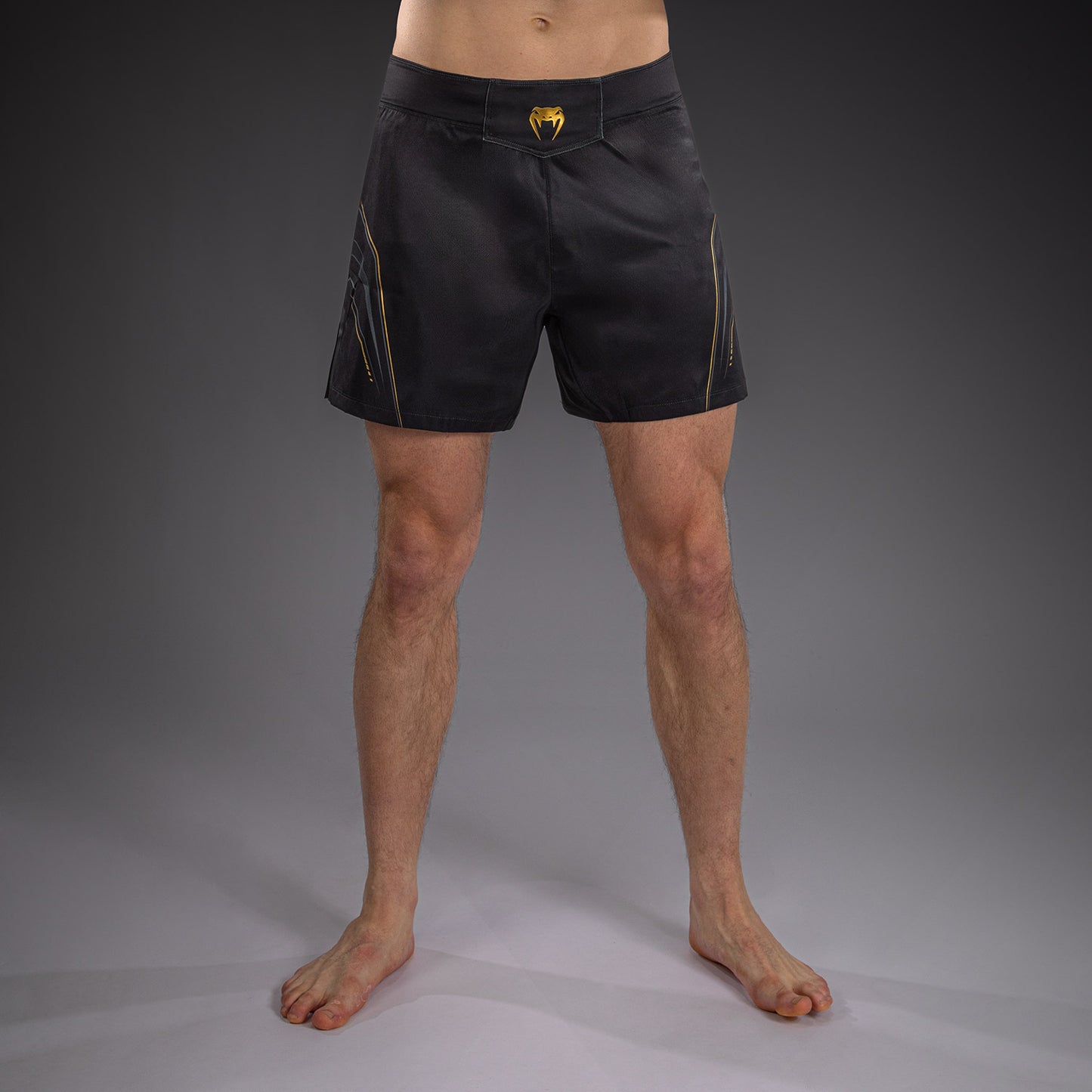 Venum Streamline Fightshorts – Zwart/Goud